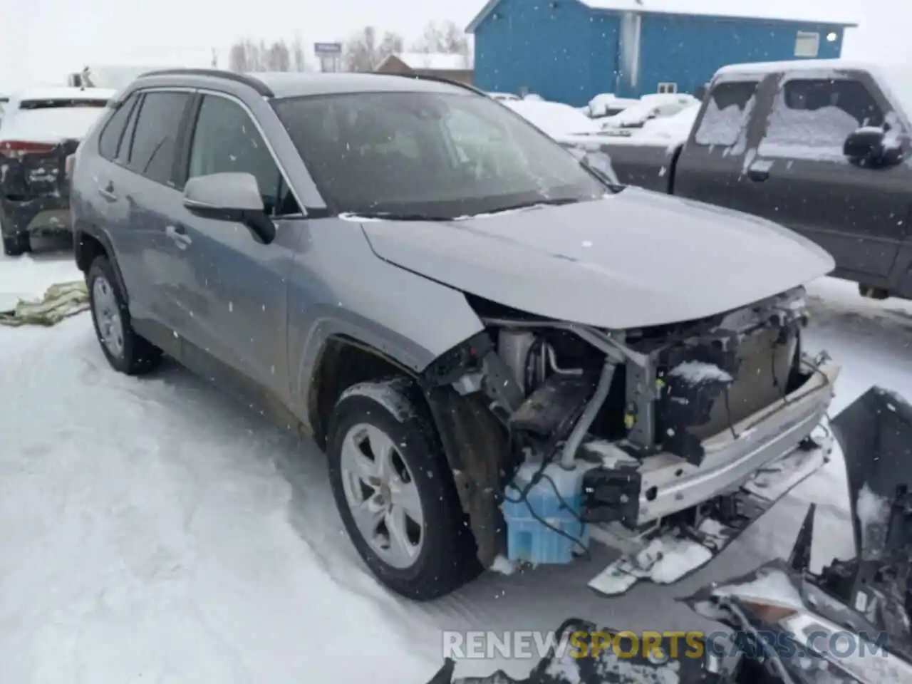 1 Photograph of a damaged car 2T3P1RFV6MW182341 TOYOTA RAV4 2021