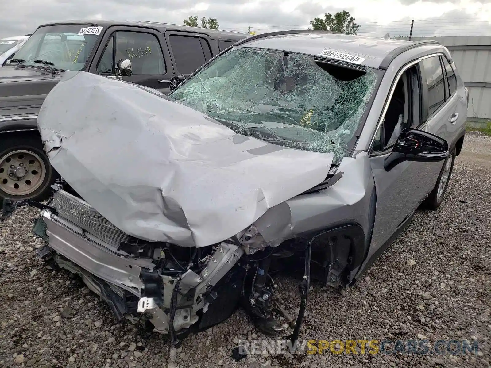 2 Photograph of a damaged car 2T3P1RFV6MW214608 TOYOTA RAV4 2021