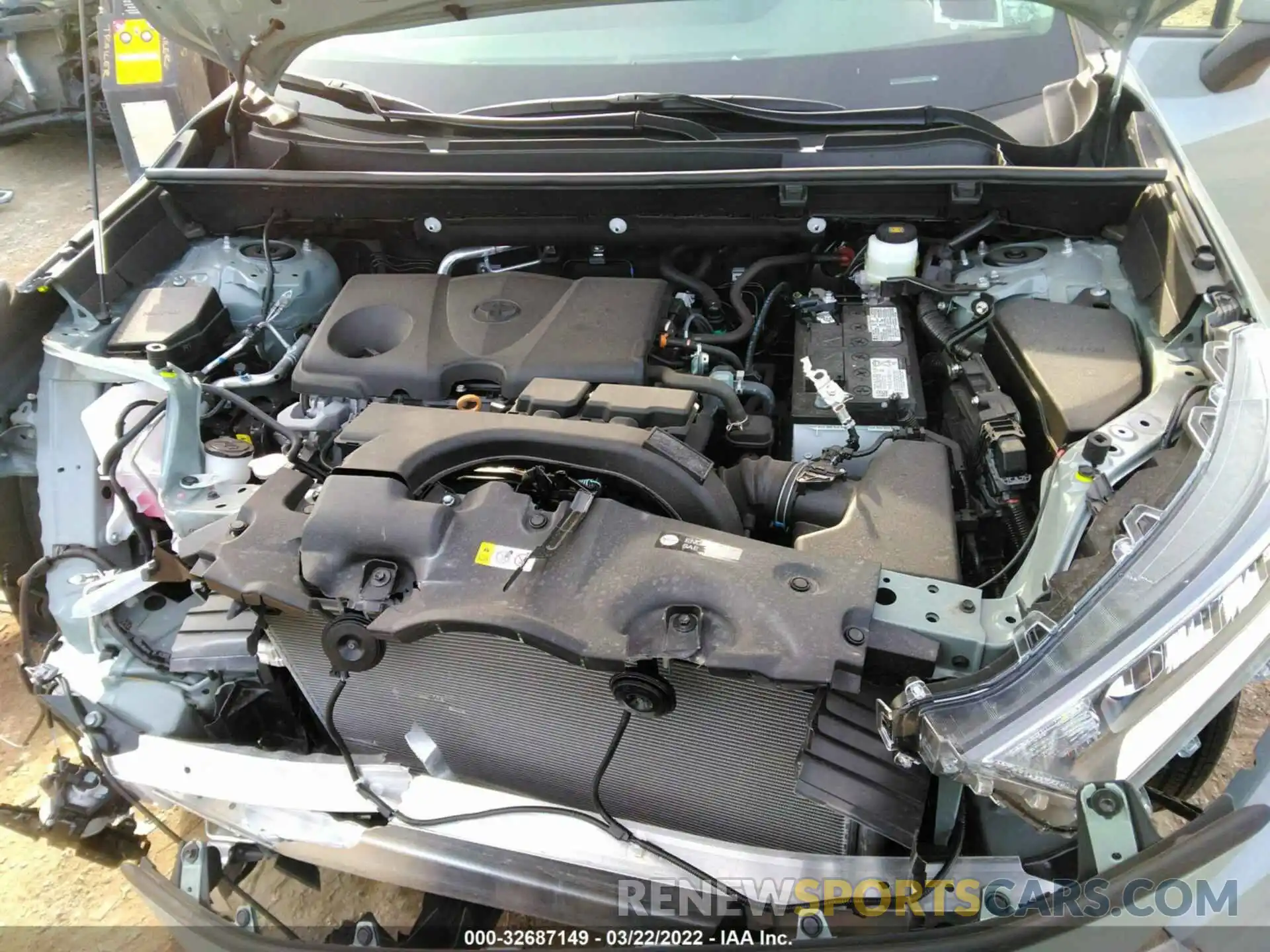 10 Фотография поврежденного автомобиля 2T3P1RFV6MW242988 TOYOTA RAV4 2021