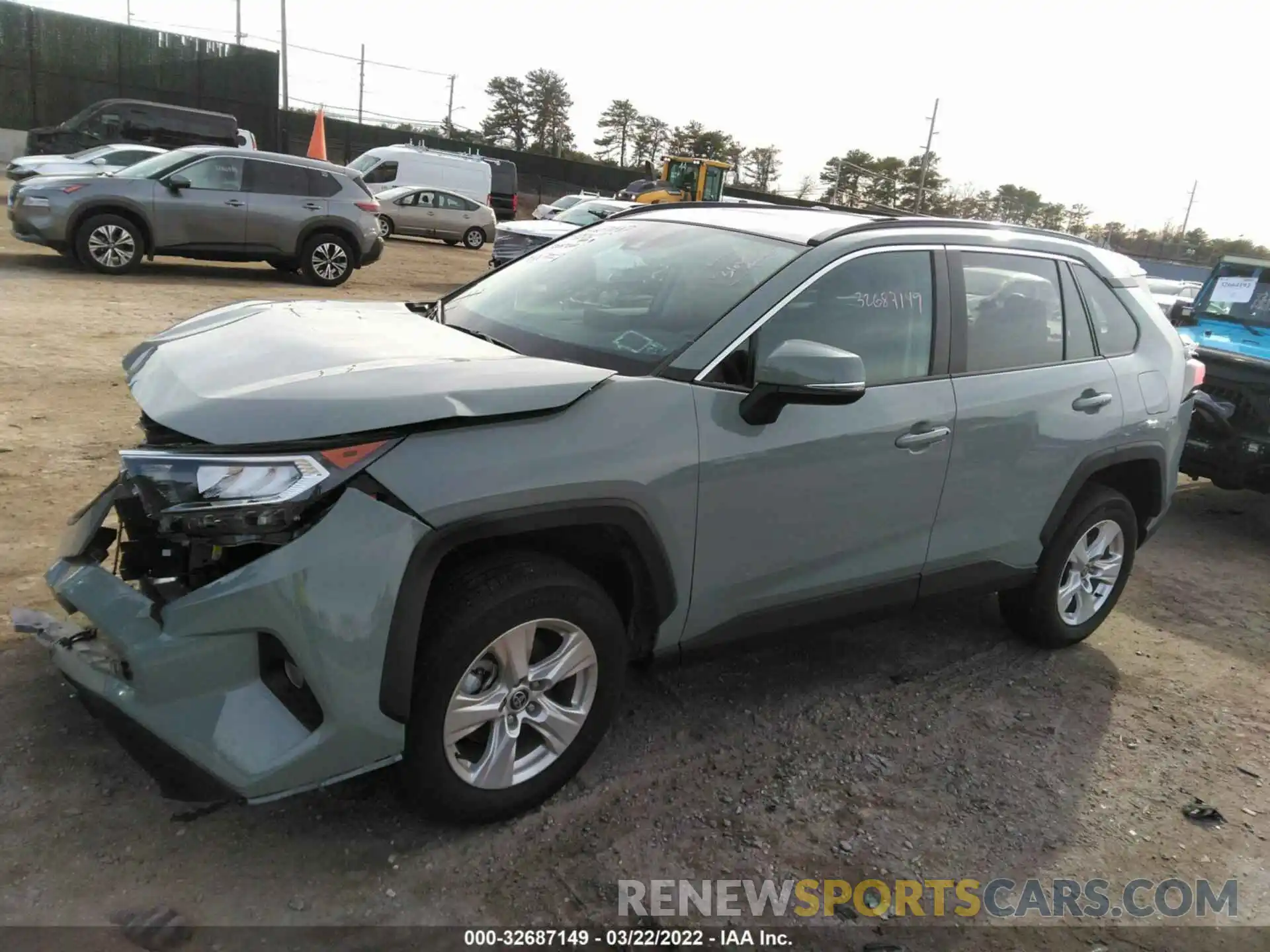 2 Photograph of a damaged car 2T3P1RFV6MW242988 TOYOTA RAV4 2021