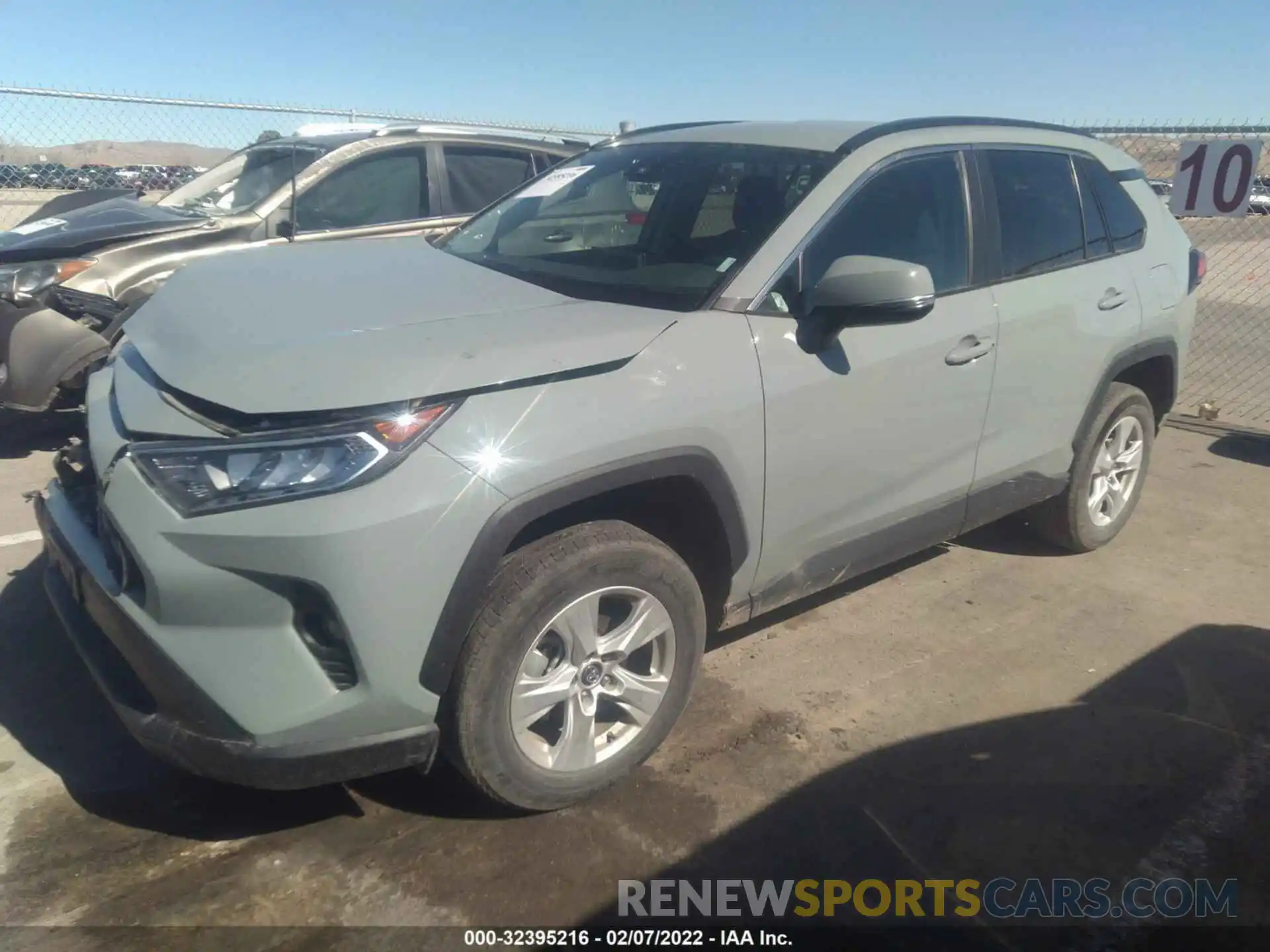 2 Photograph of a damaged car 2T3P1RFV7MC142223 TOYOTA RAV4 2021