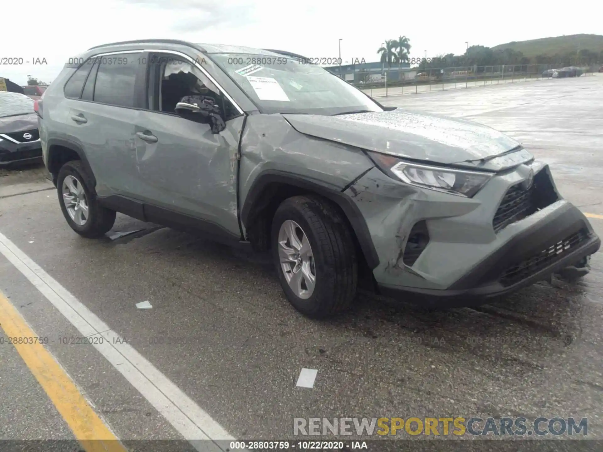 1 Photograph of a damaged car 2T3P1RFV7MC142660 TOYOTA RAV4 2021