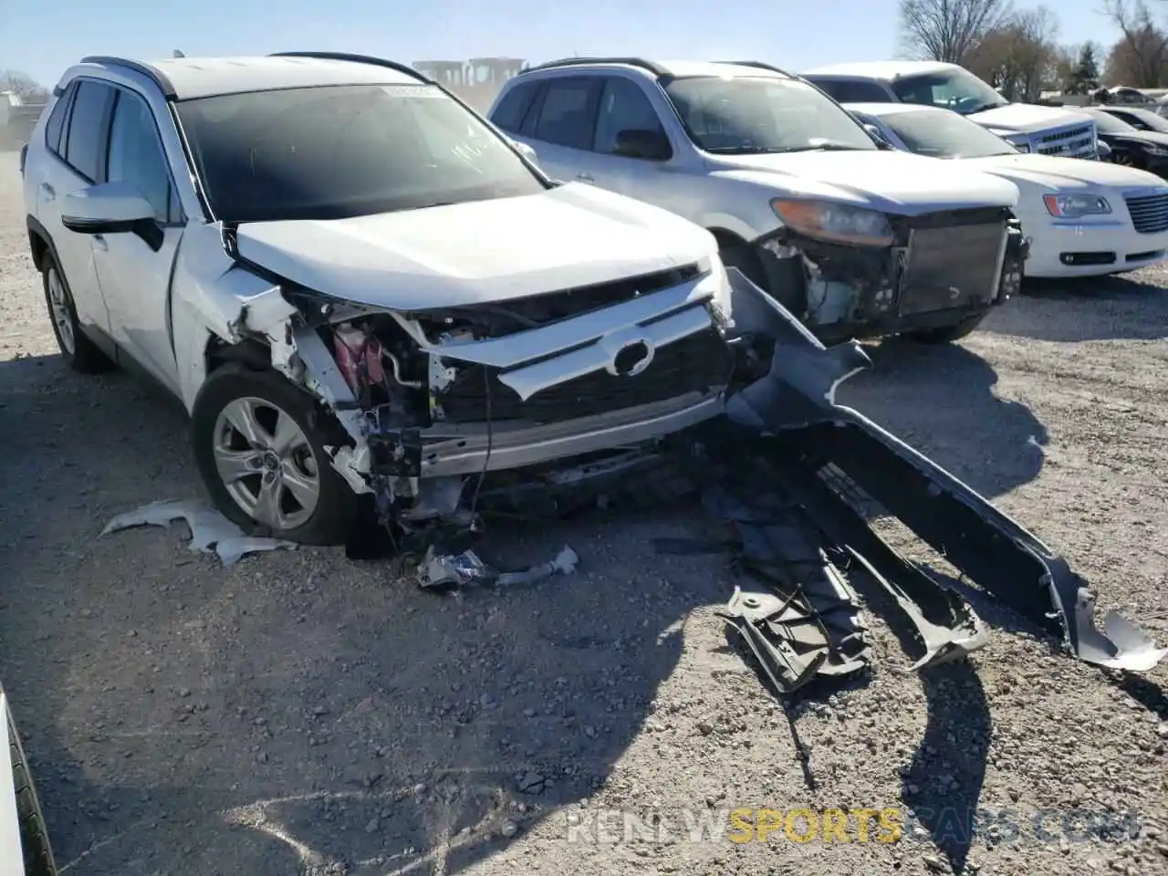 1 Photograph of a damaged car 2T3P1RFV7MC150547 TOYOTA RAV4 2021