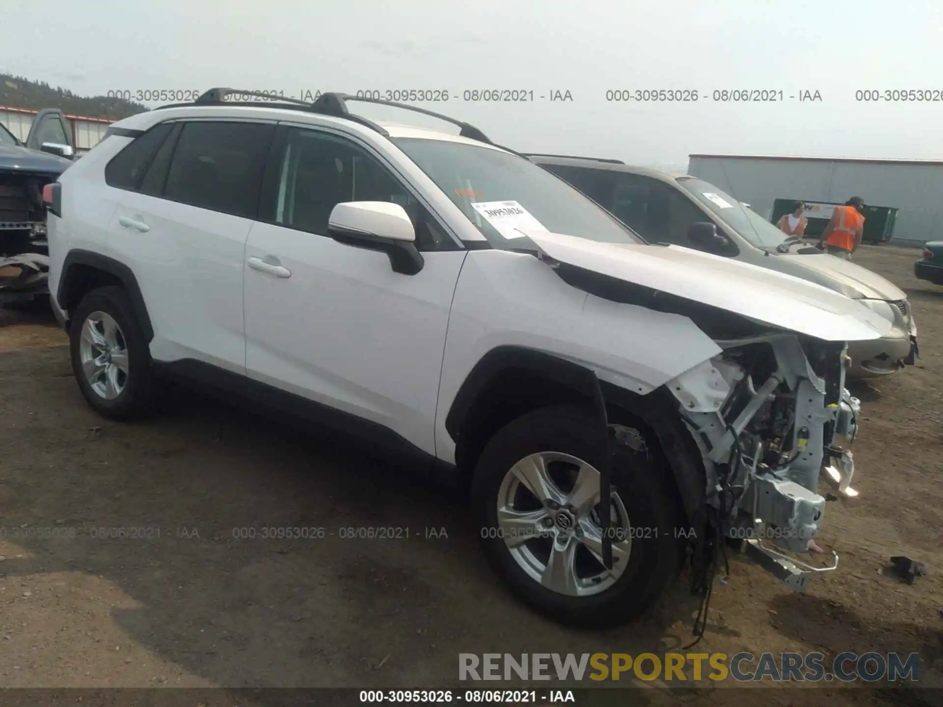 1 Photograph of a damaged car 2T3P1RFV7MC160057 TOYOTA RAV4 2021