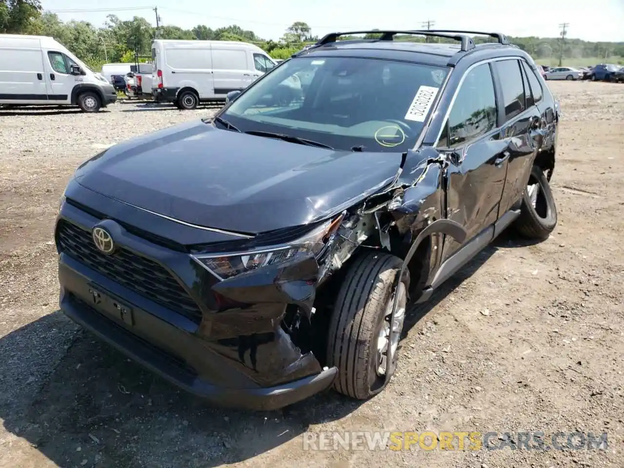 2 Photograph of a damaged car 2T3P1RFV7MC166201 TOYOTA RAV4 2021