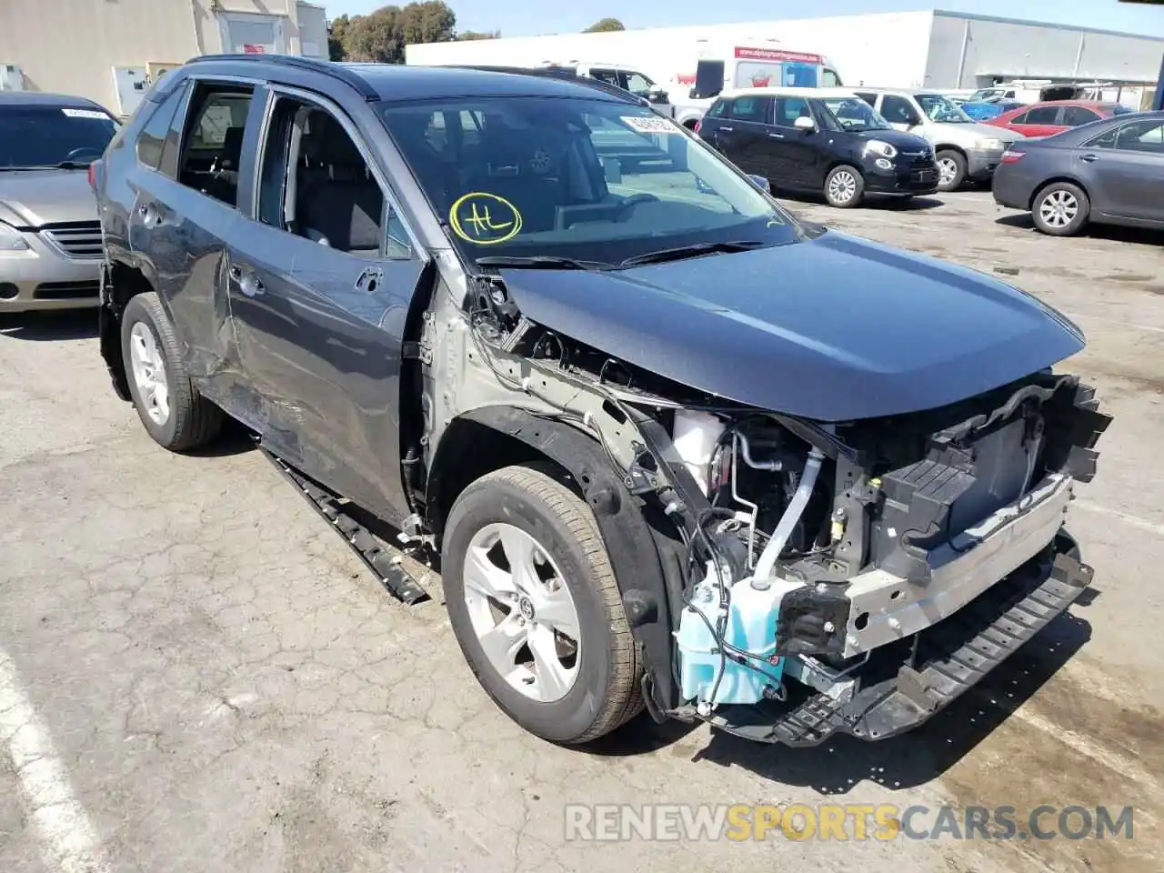 1 Photograph of a damaged car 2T3P1RFV7MC167123 TOYOTA RAV4 2021