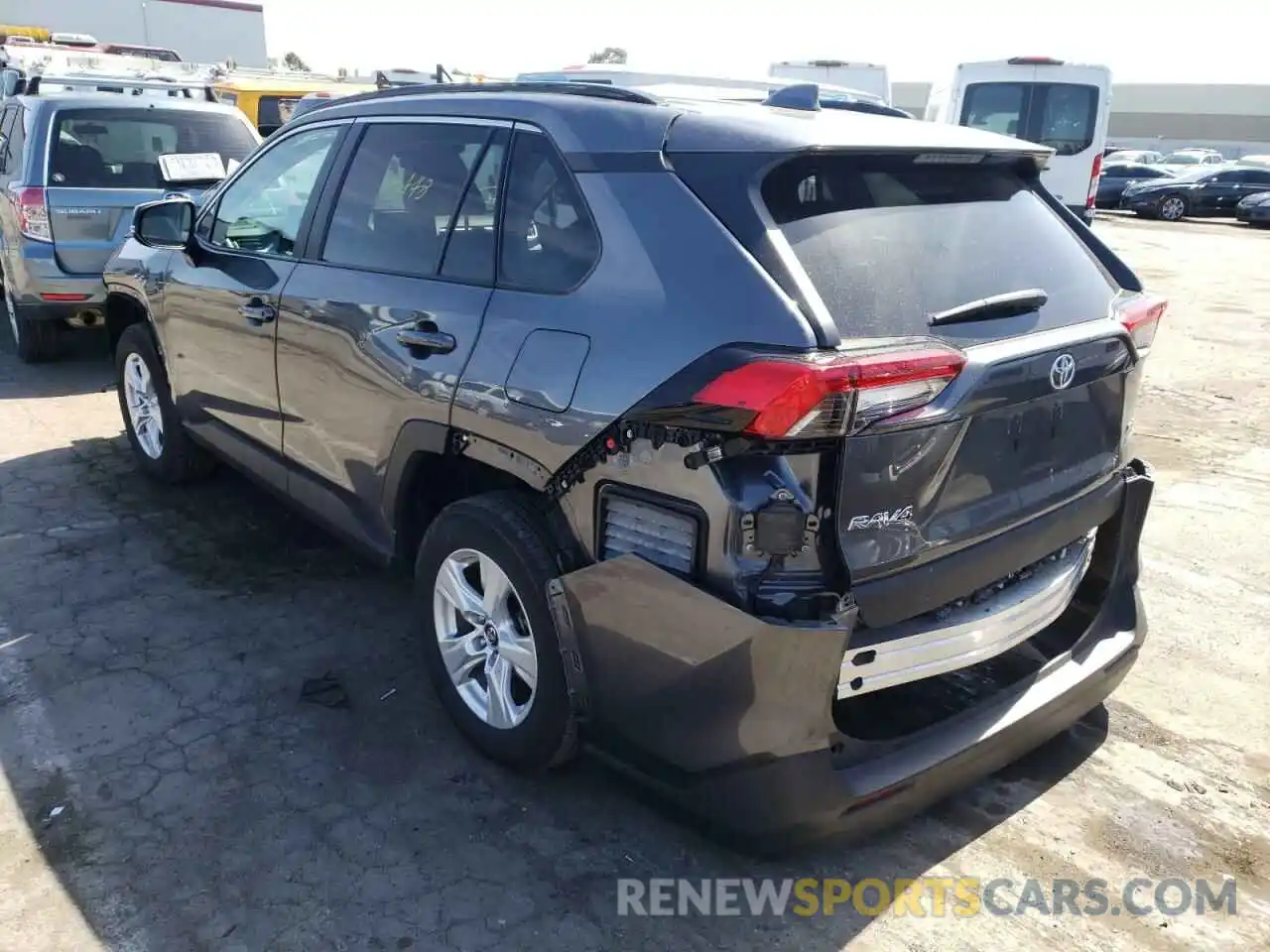 3 Photograph of a damaged car 2T3P1RFV7MC167123 TOYOTA RAV4 2021