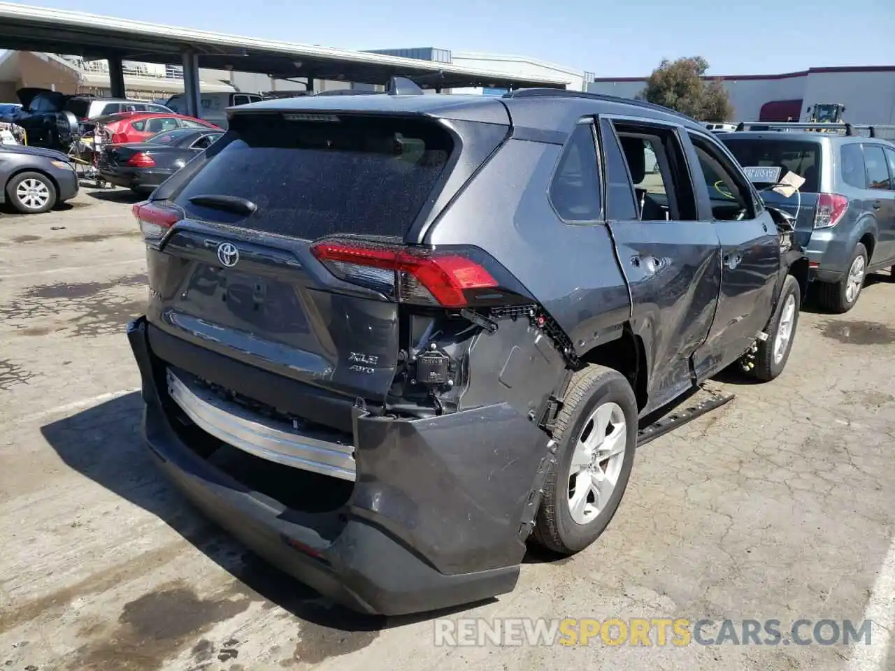 4 Photograph of a damaged car 2T3P1RFV7MC167123 TOYOTA RAV4 2021