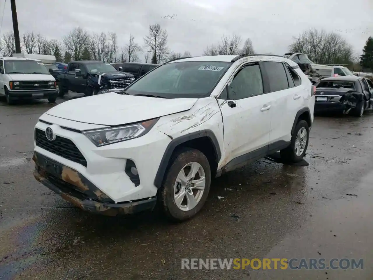 2 Фотография поврежденного автомобиля 2T3P1RFV7MC171107 TOYOTA RAV4 2021