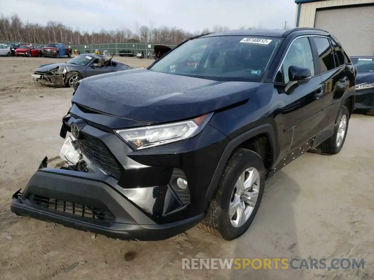 2 Фотография поврежденного автомобиля 2T3P1RFV7MC171401 TOYOTA RAV4 2021