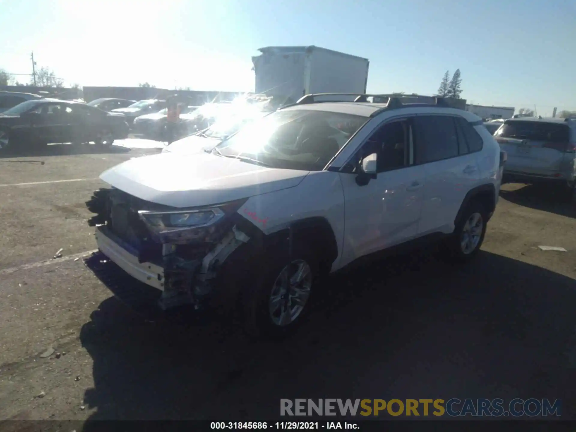 2 Photograph of a damaged car 2T3P1RFV7MC176792 TOYOTA RAV4 2021