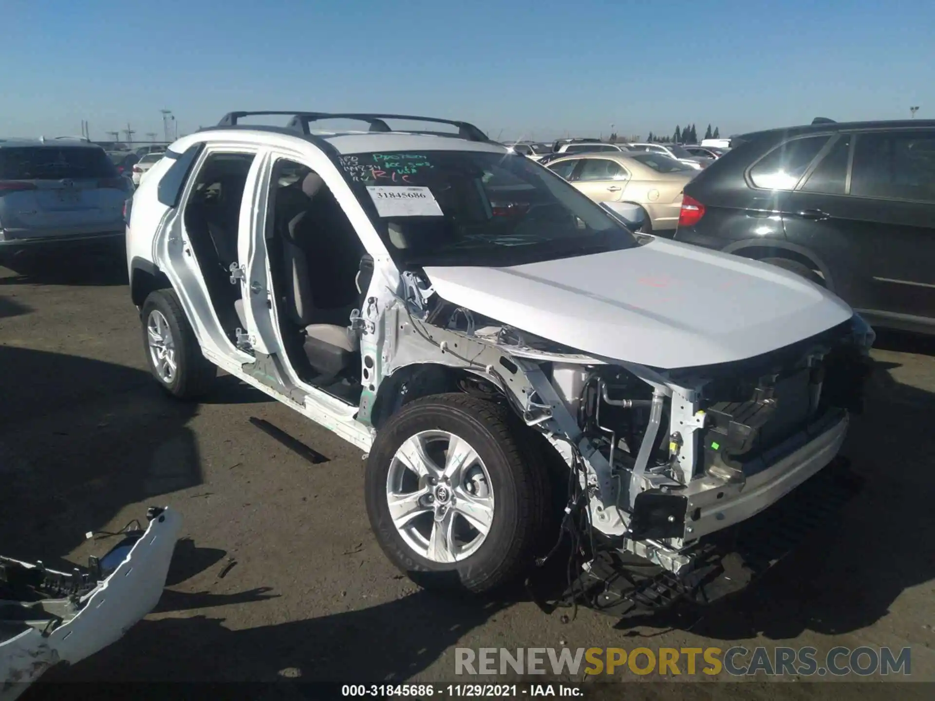 6 Photograph of a damaged car 2T3P1RFV7MC176792 TOYOTA RAV4 2021