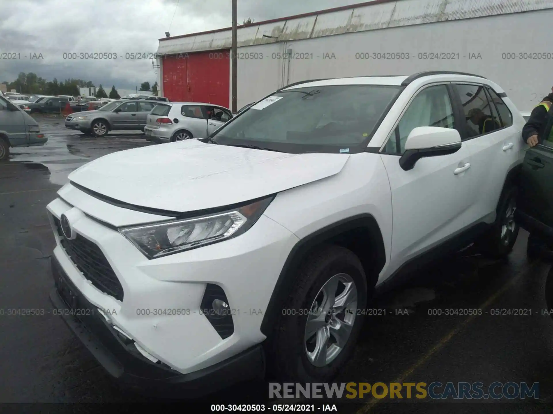 2 Photograph of a damaged car 2T3P1RFV7MC191339 TOYOTA RAV4 2021