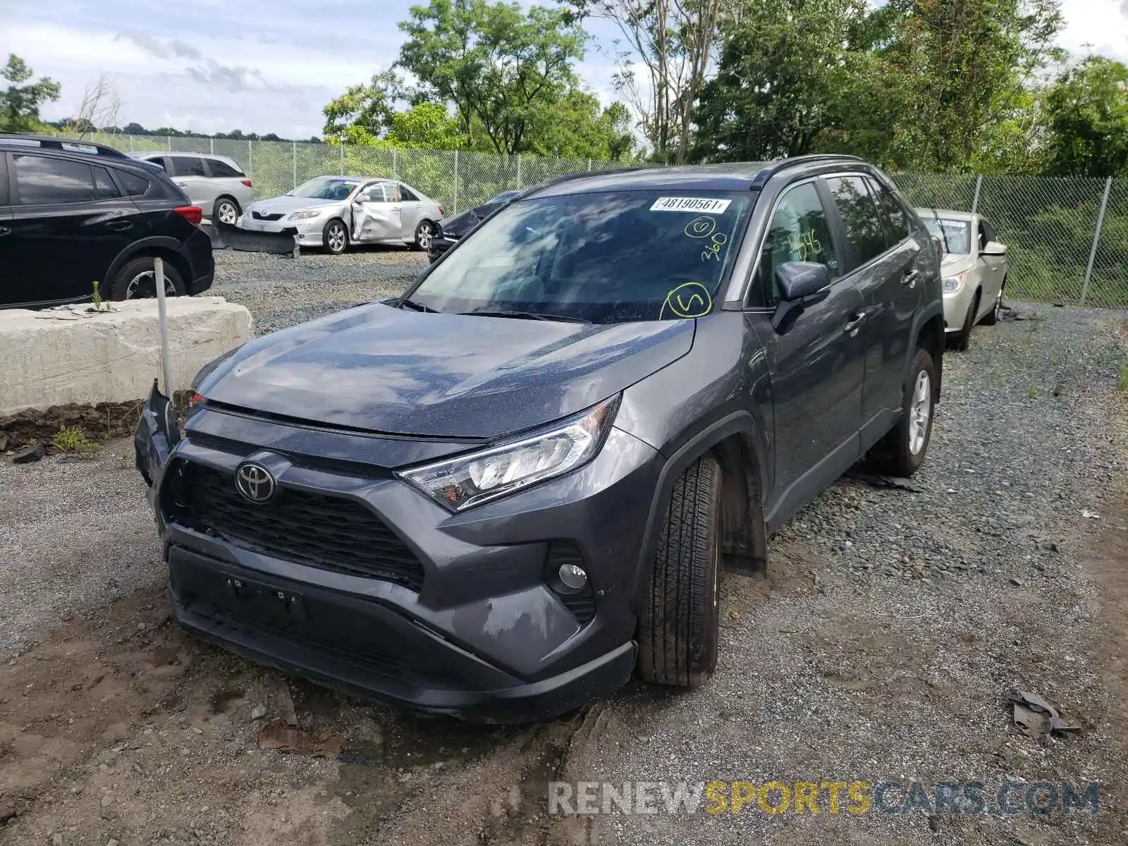 2 Photograph of a damaged car 2T3P1RFV7MC192717 TOYOTA RAV4 2021