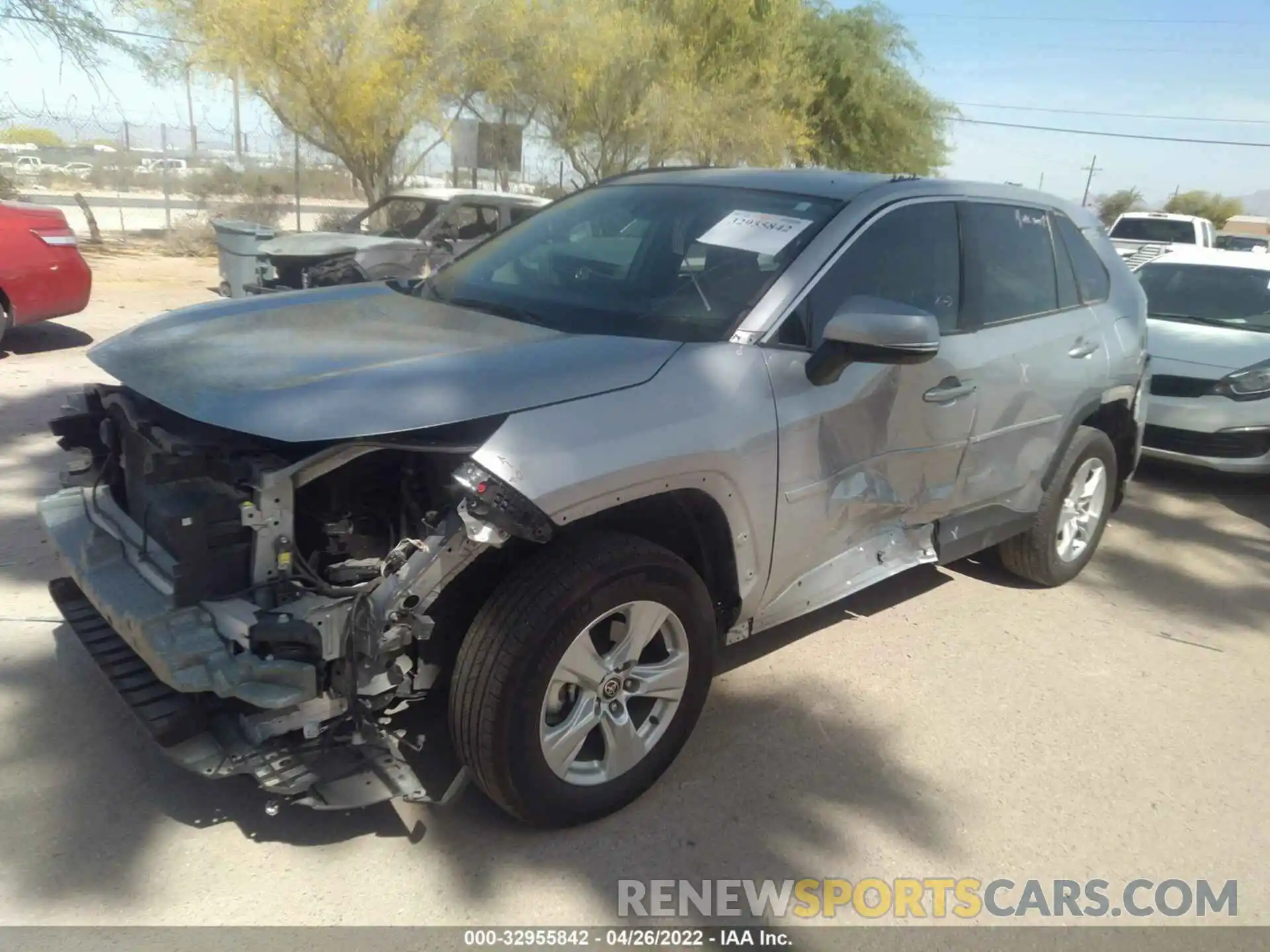 2 Photograph of a damaged car 2T3P1RFV7MC204235 TOYOTA RAV4 2021