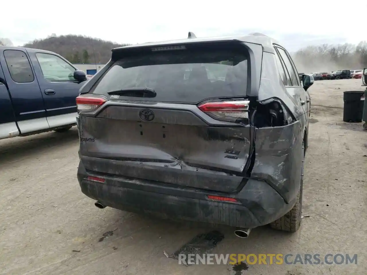 9 Фотография поврежденного автомобиля 2T3P1RFV7MC225375 TOYOTA RAV4 2021