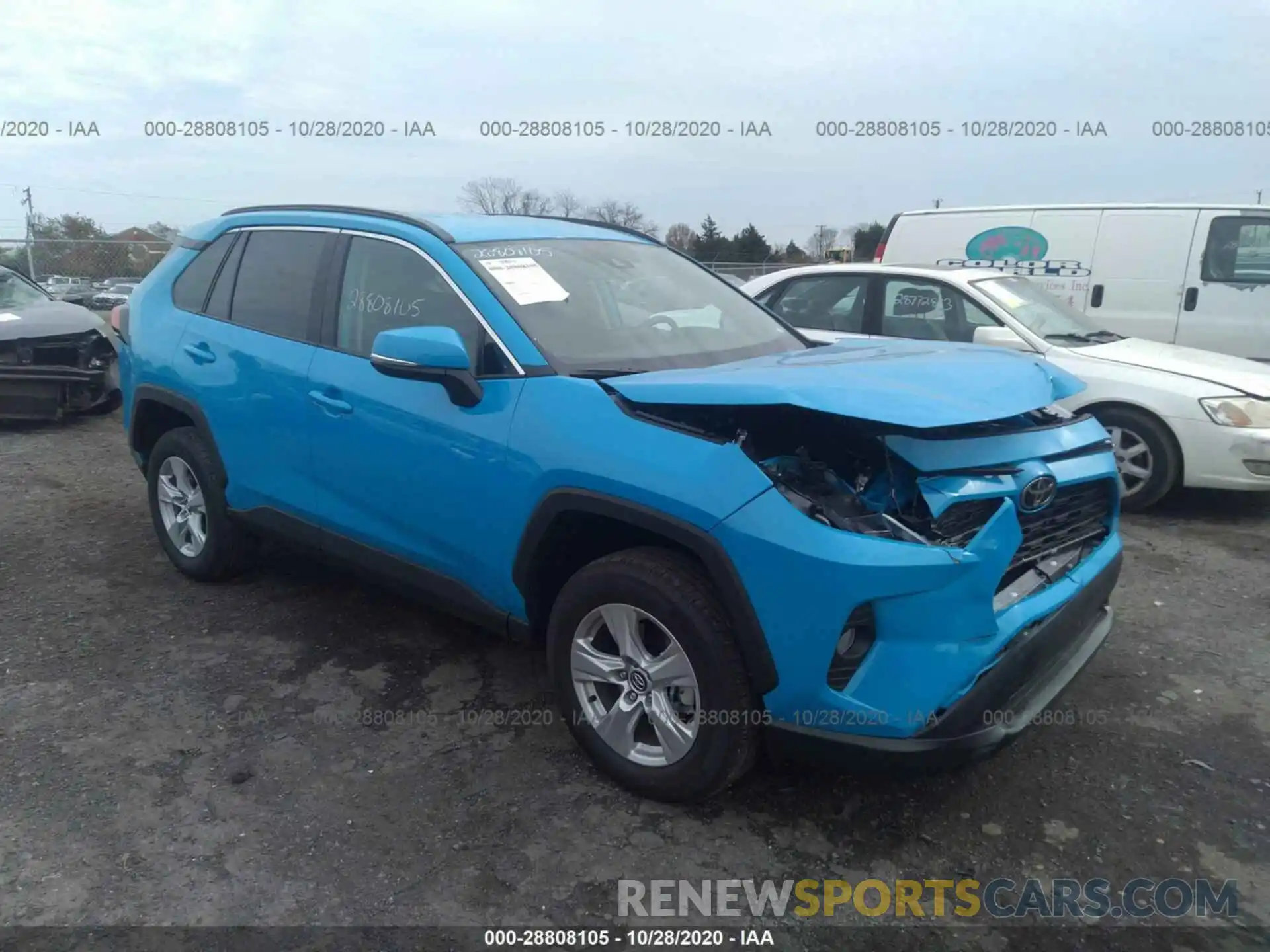 1 Фотография поврежденного автомобиля 2T3P1RFV7MW140678 TOYOTA RAV4 2021