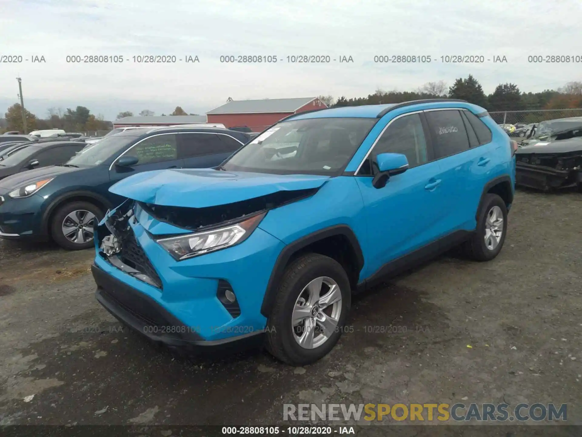 2 Фотография поврежденного автомобиля 2T3P1RFV7MW140678 TOYOTA RAV4 2021