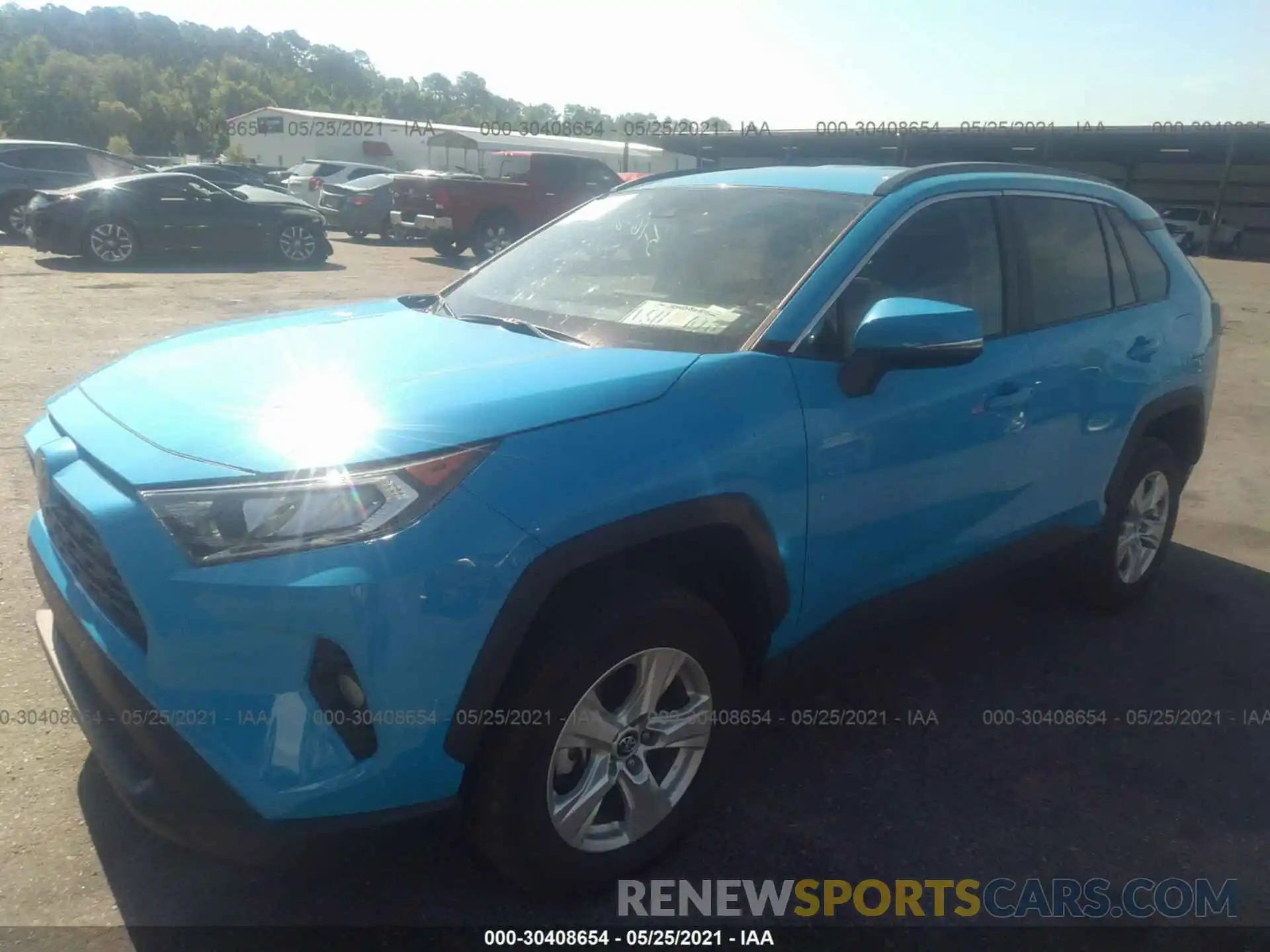 2 Фотография поврежденного автомобиля 2T3P1RFV7MW141376 TOYOTA RAV4 2021