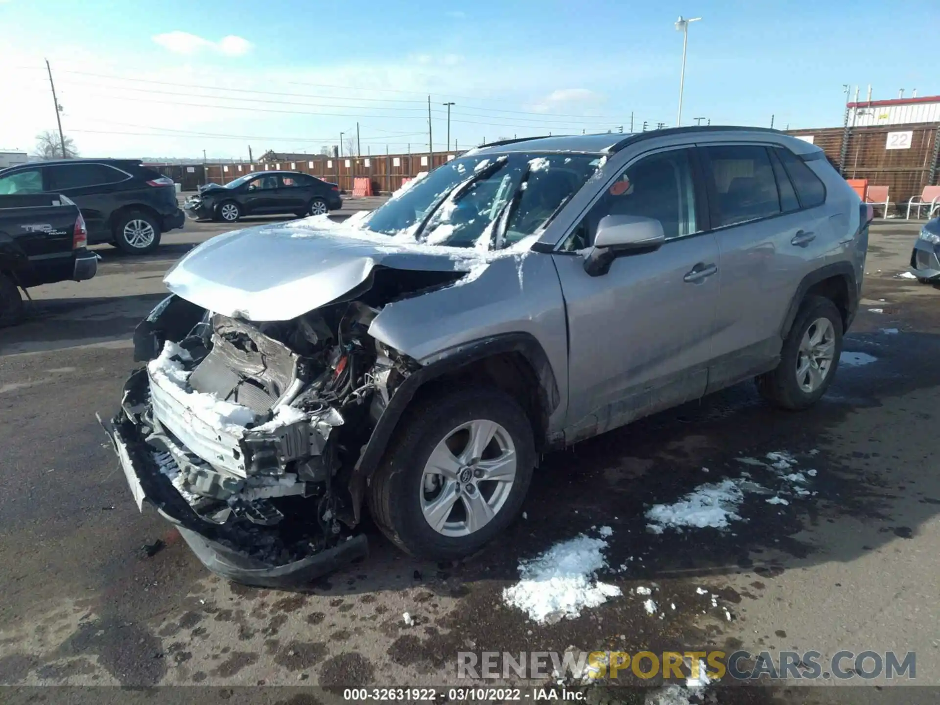 2 Фотография поврежденного автомобиля 2T3P1RFV7MW144701 TOYOTA RAV4 2021