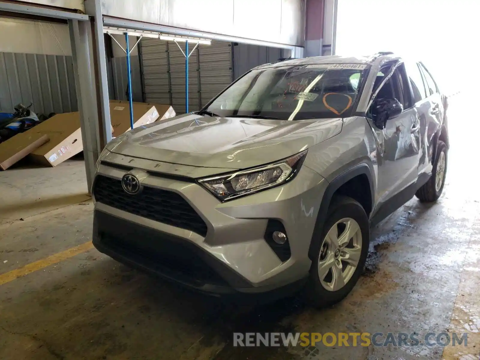 2 Photograph of a damaged car 2T3P1RFV7MW153009 TOYOTA RAV4 2021