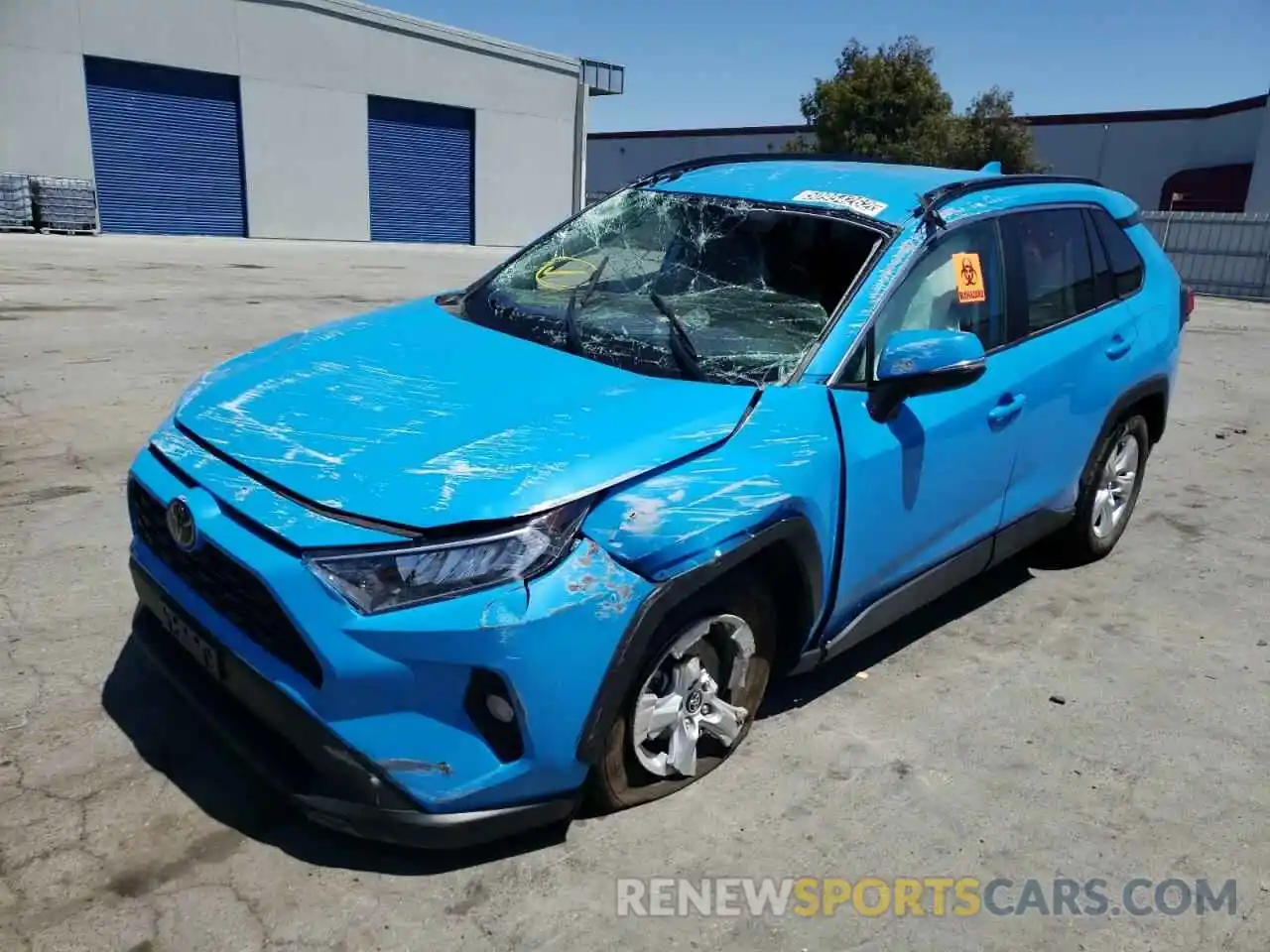 2 Photograph of a damaged car 2T3P1RFV7MW155617 TOYOTA RAV4 2021