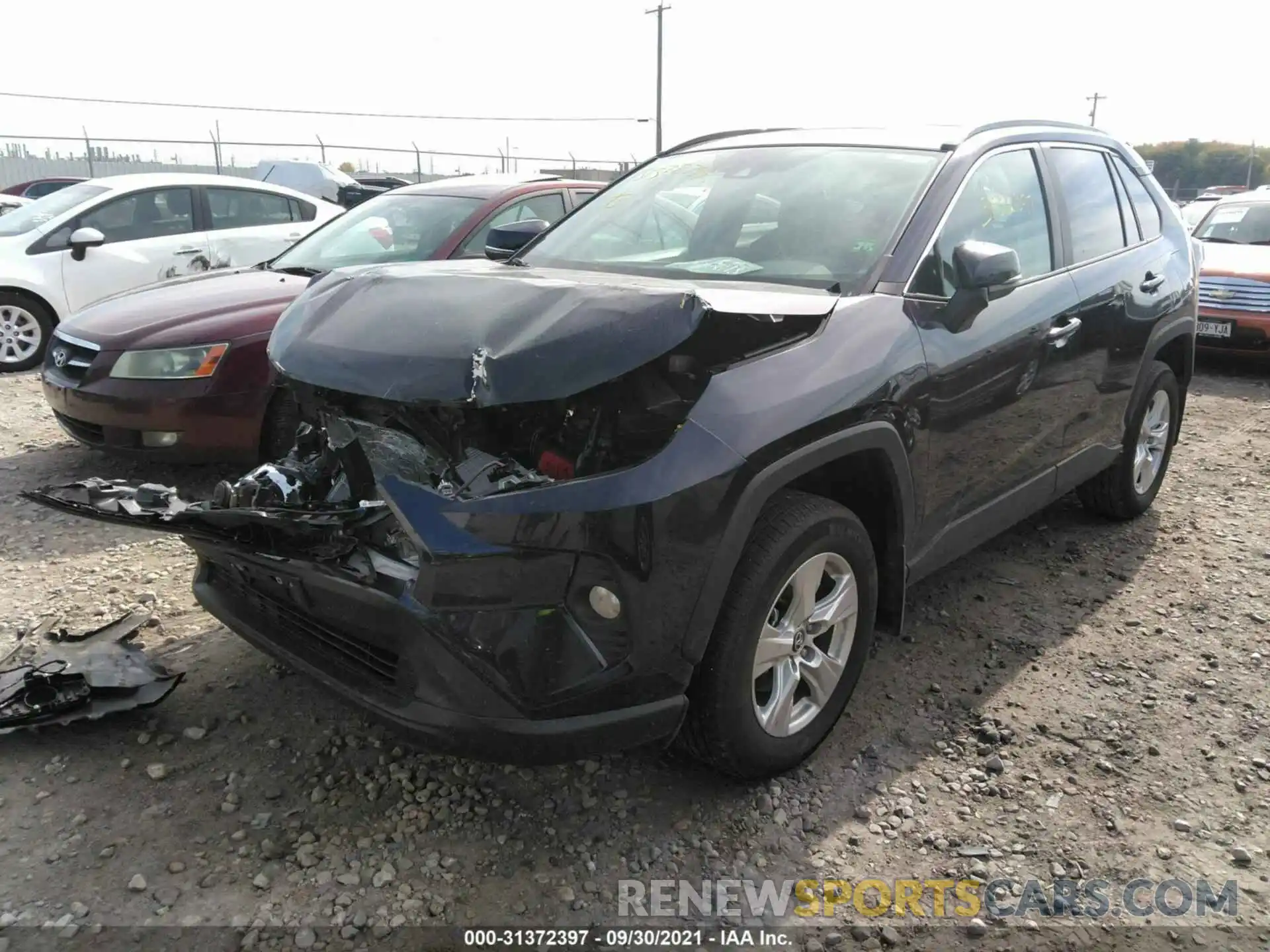 2 Photograph of a damaged car 2T3P1RFV7MW156668 TOYOTA RAV4 2021