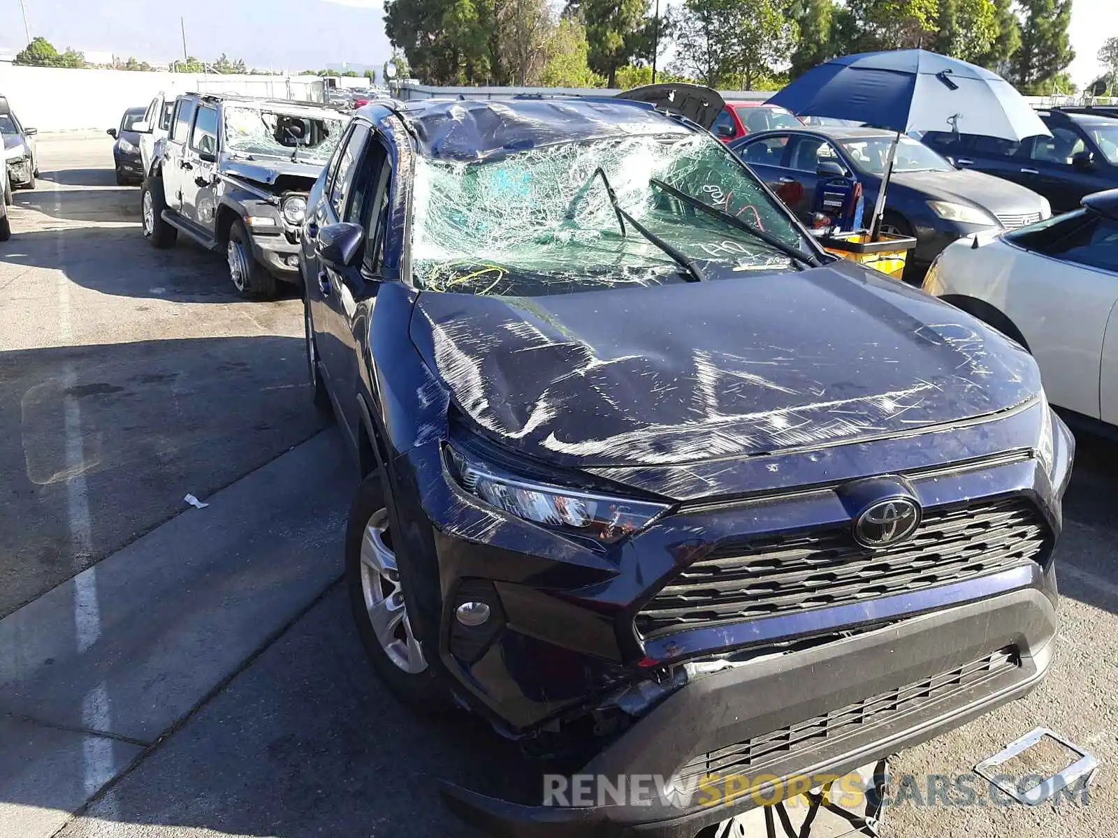 9 Photograph of a damaged car 2T3P1RFV7MW157061 TOYOTA RAV4 2021