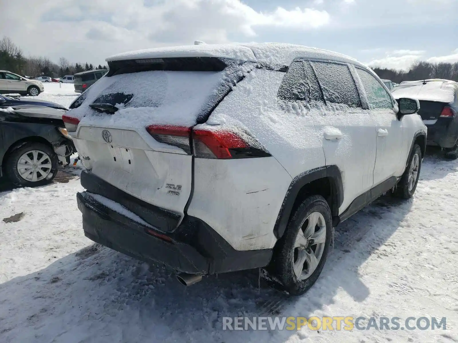 4 Фотография поврежденного автомобиля 2T3P1RFV7MW157500 TOYOTA RAV4 2021