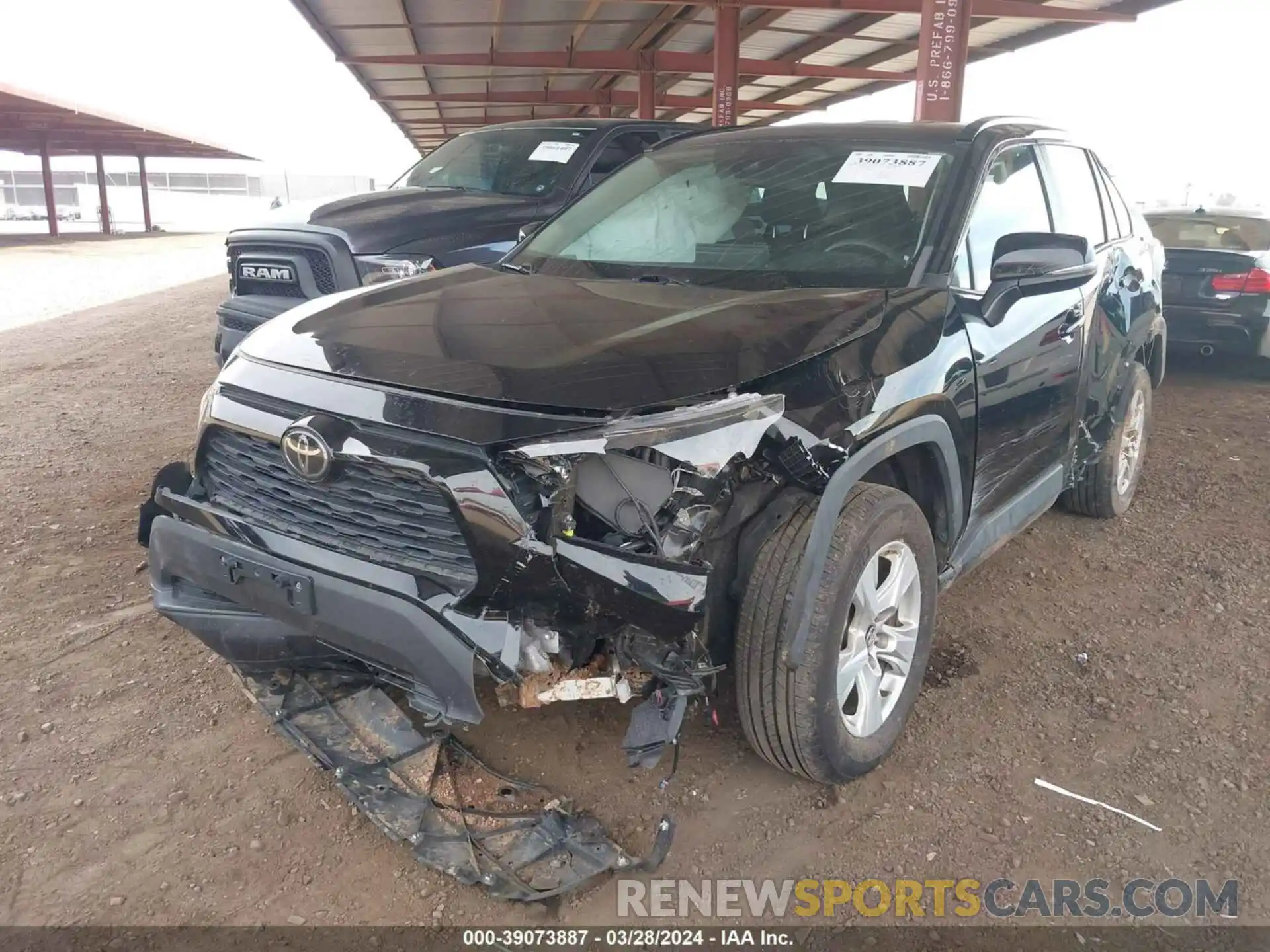 2 Photograph of a damaged car 2T3P1RFV7MW158680 TOYOTA RAV4 2021