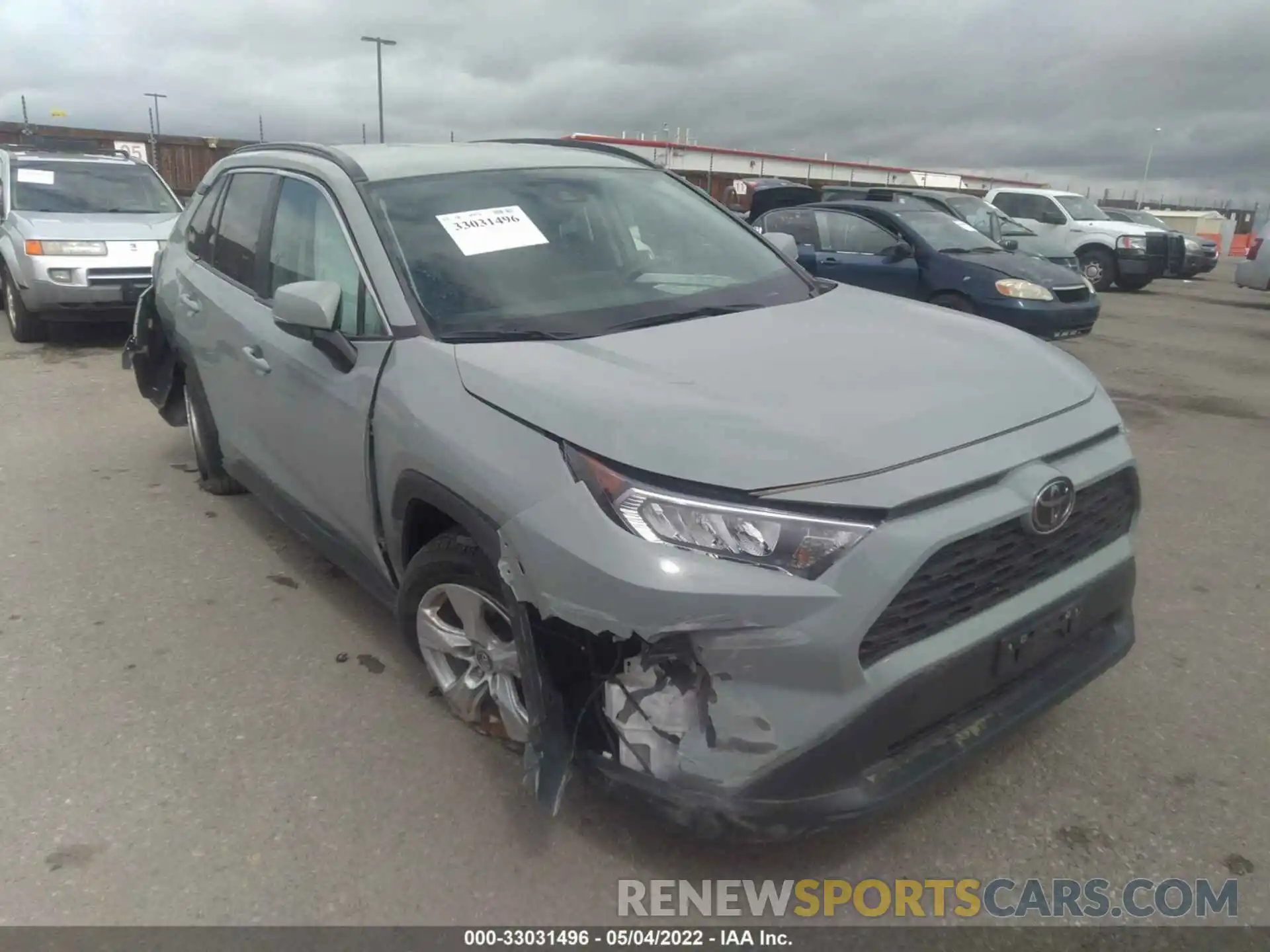 1 Photograph of a damaged car 2T3P1RFV7MW158856 TOYOTA RAV4 2021