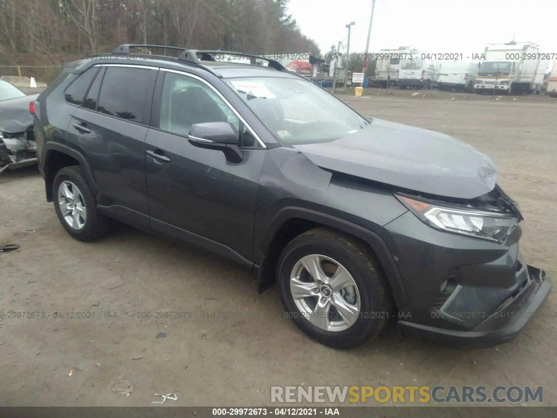 1 Photograph of a damaged car 2T3P1RFV7MW160798 TOYOTA RAV4 2021