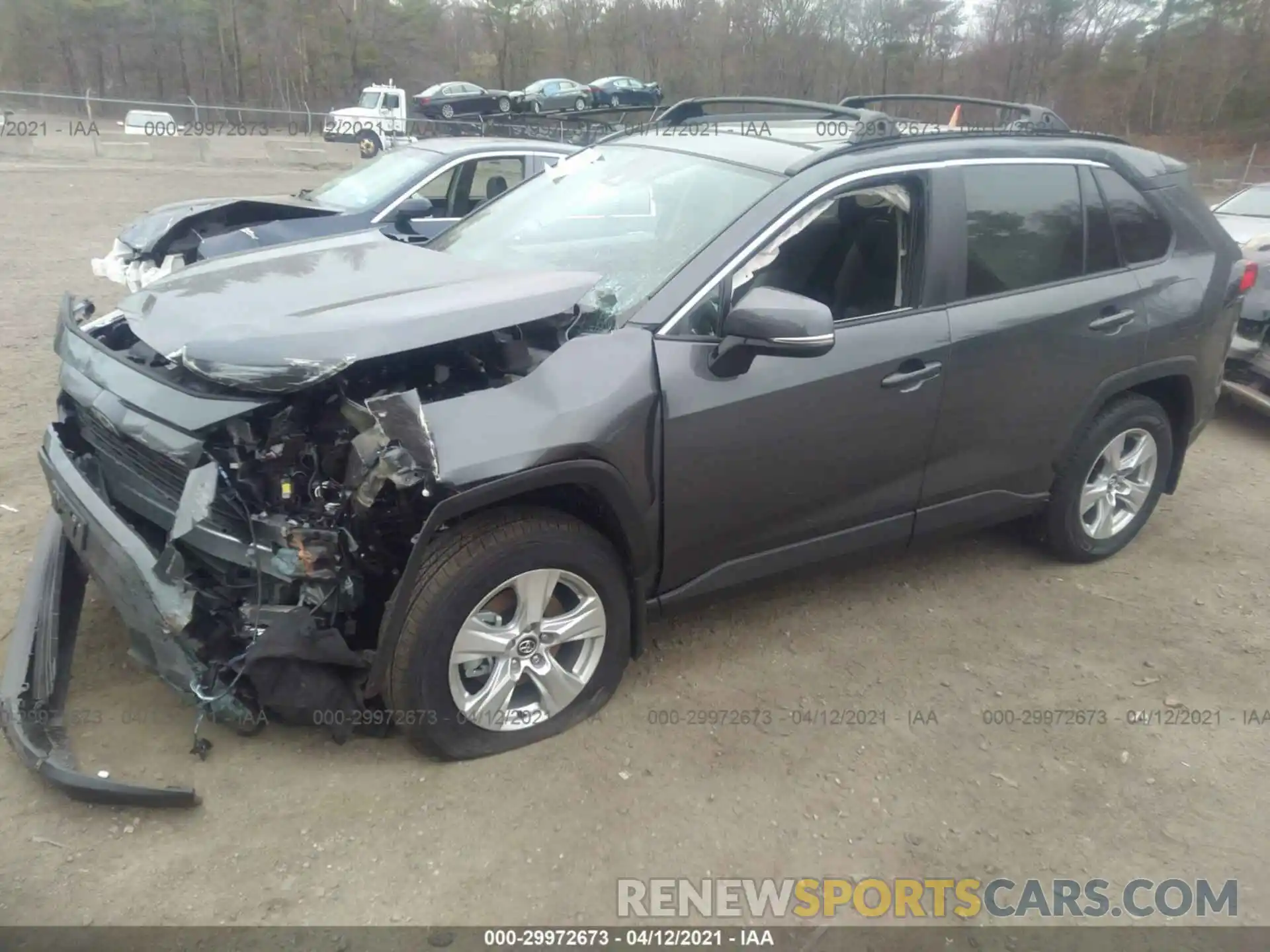 2 Photograph of a damaged car 2T3P1RFV7MW160798 TOYOTA RAV4 2021