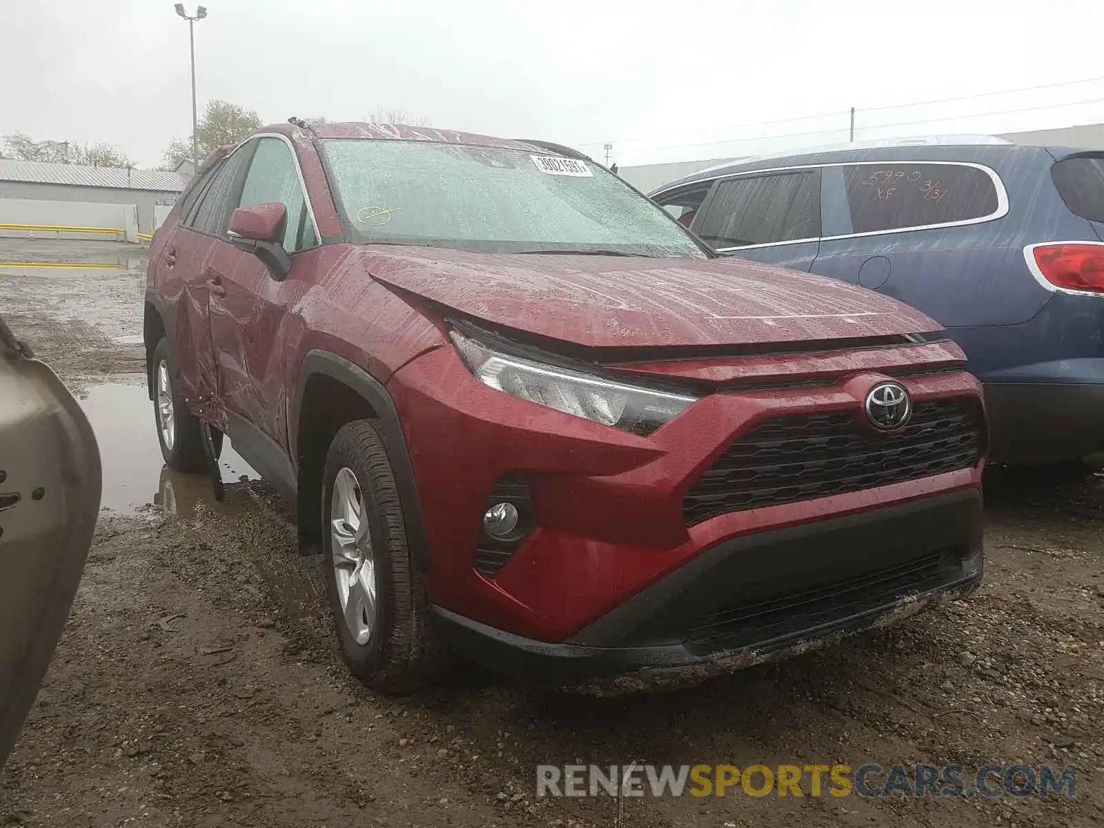 1 Photograph of a damaged car 2T3P1RFV7MW178153 TOYOTA RAV4 2021