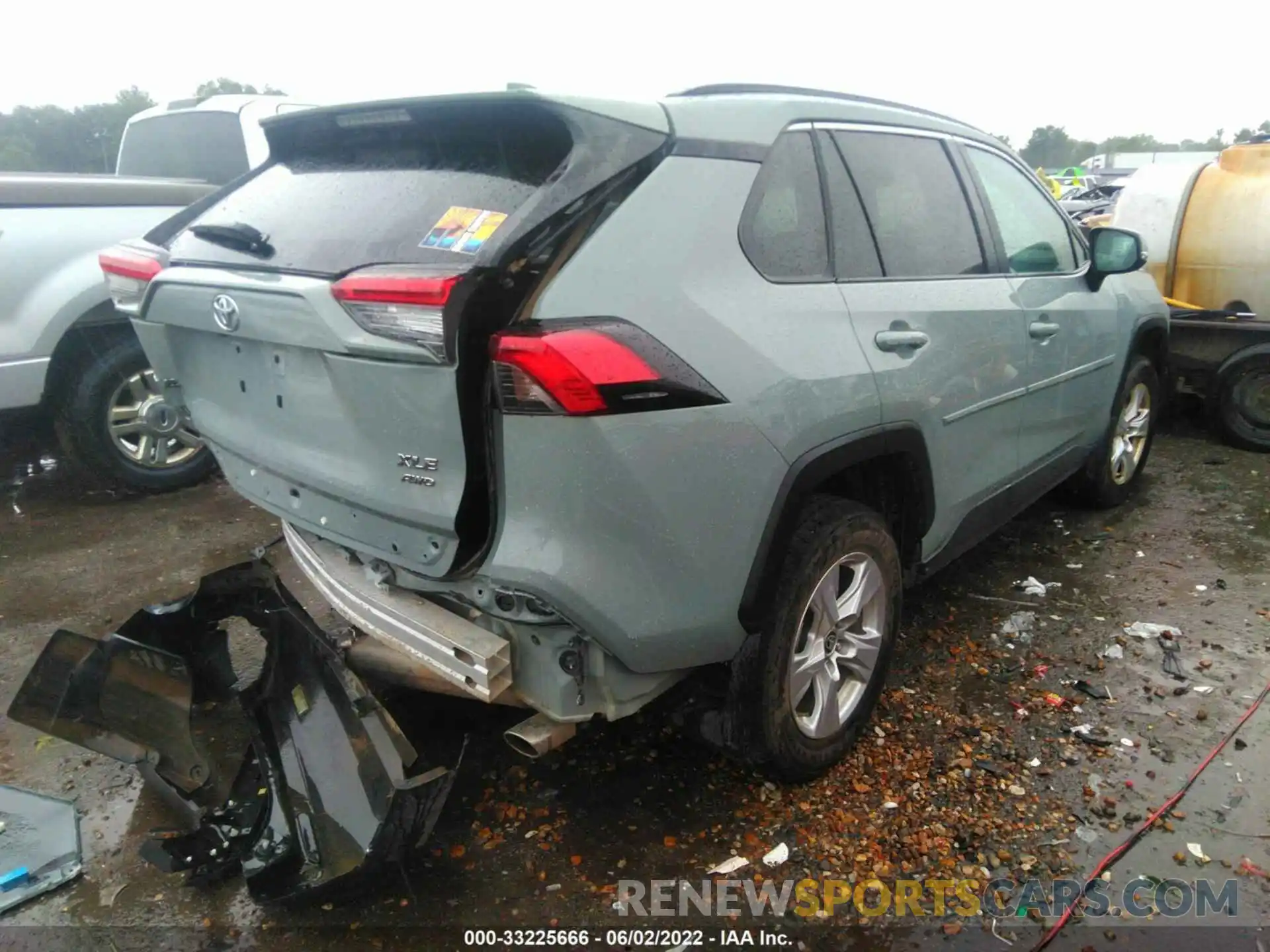 4 Фотография поврежденного автомобиля 2T3P1RFV7MW178492 TOYOTA RAV4 2021