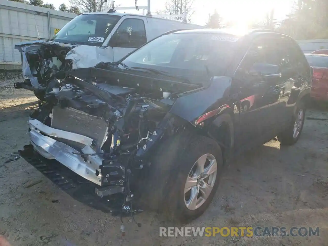 2 Photograph of a damaged car 2T3P1RFV7MW178881 TOYOTA RAV4 2021