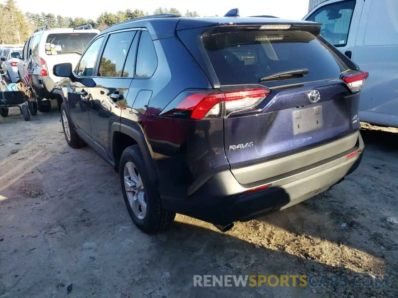 3 Фотография поврежденного автомобиля 2T3P1RFV7MW178881 TOYOTA RAV4 2021