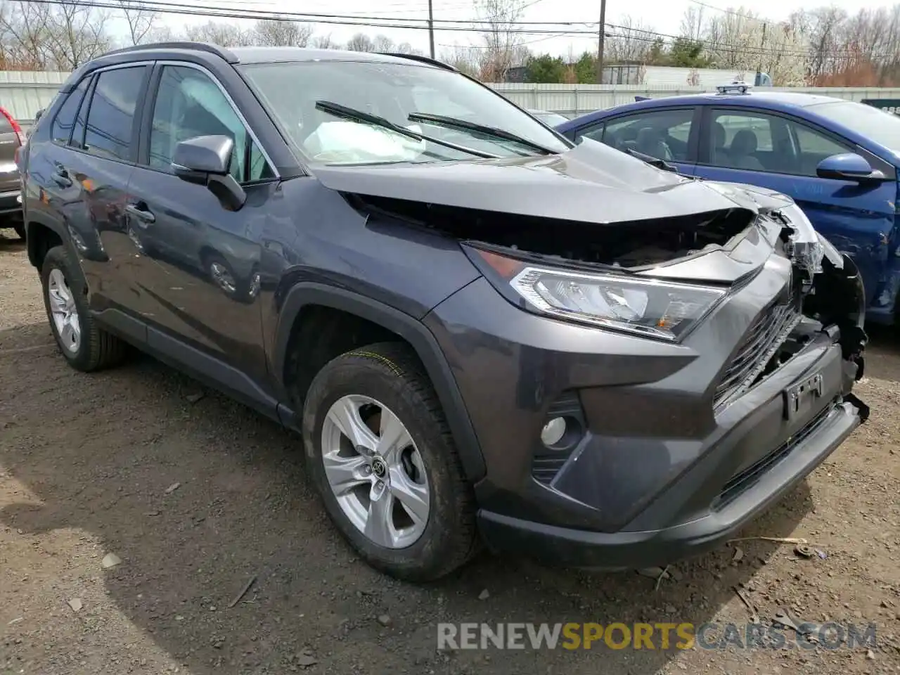 1 Photograph of a damaged car 2T3P1RFV7MW180050 TOYOTA RAV4 2021