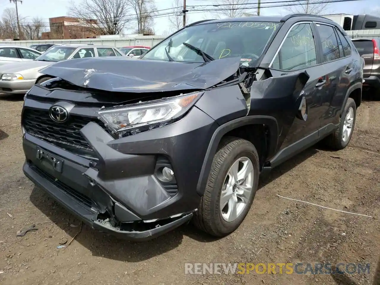 2 Photograph of a damaged car 2T3P1RFV7MW180050 TOYOTA RAV4 2021