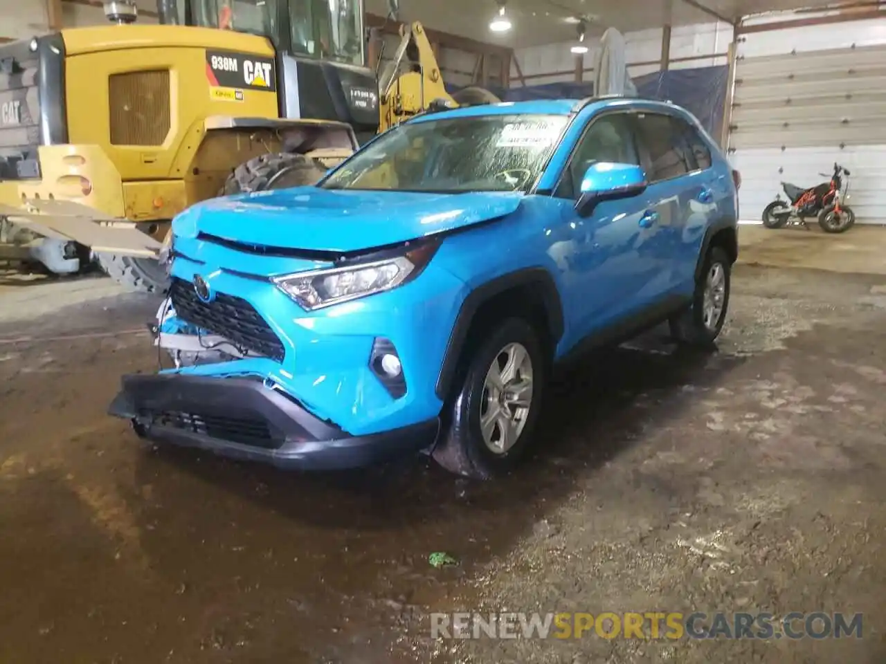 2 Photograph of a damaged car 2T3P1RFV7MW180551 TOYOTA RAV4 2021