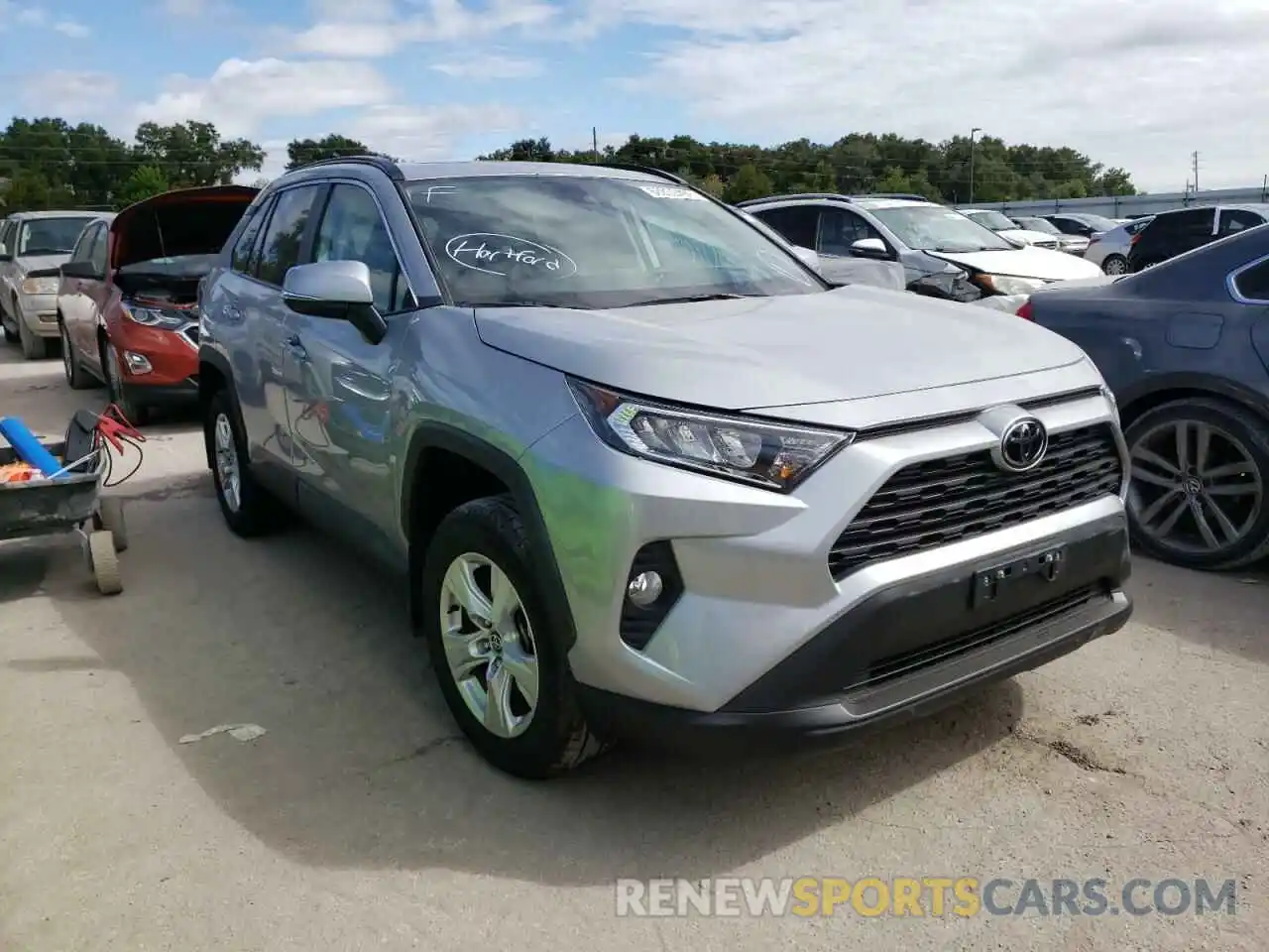 1 Фотография поврежденного автомобиля 2T3P1RFV7MW216075 TOYOTA RAV4 2021