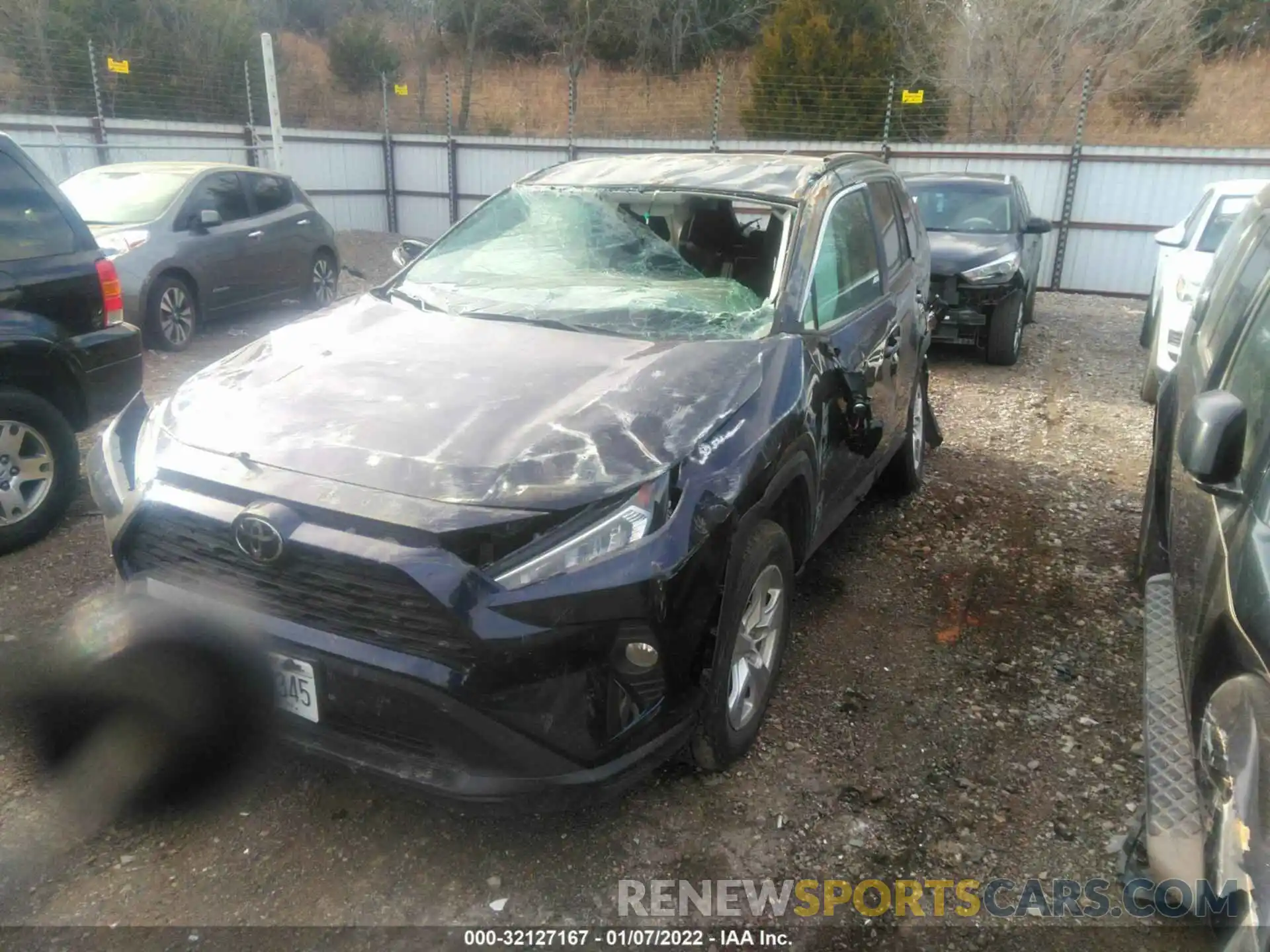 2 Photograph of a damaged car 2T3P1RFV7MW216139 TOYOTA RAV4 2021