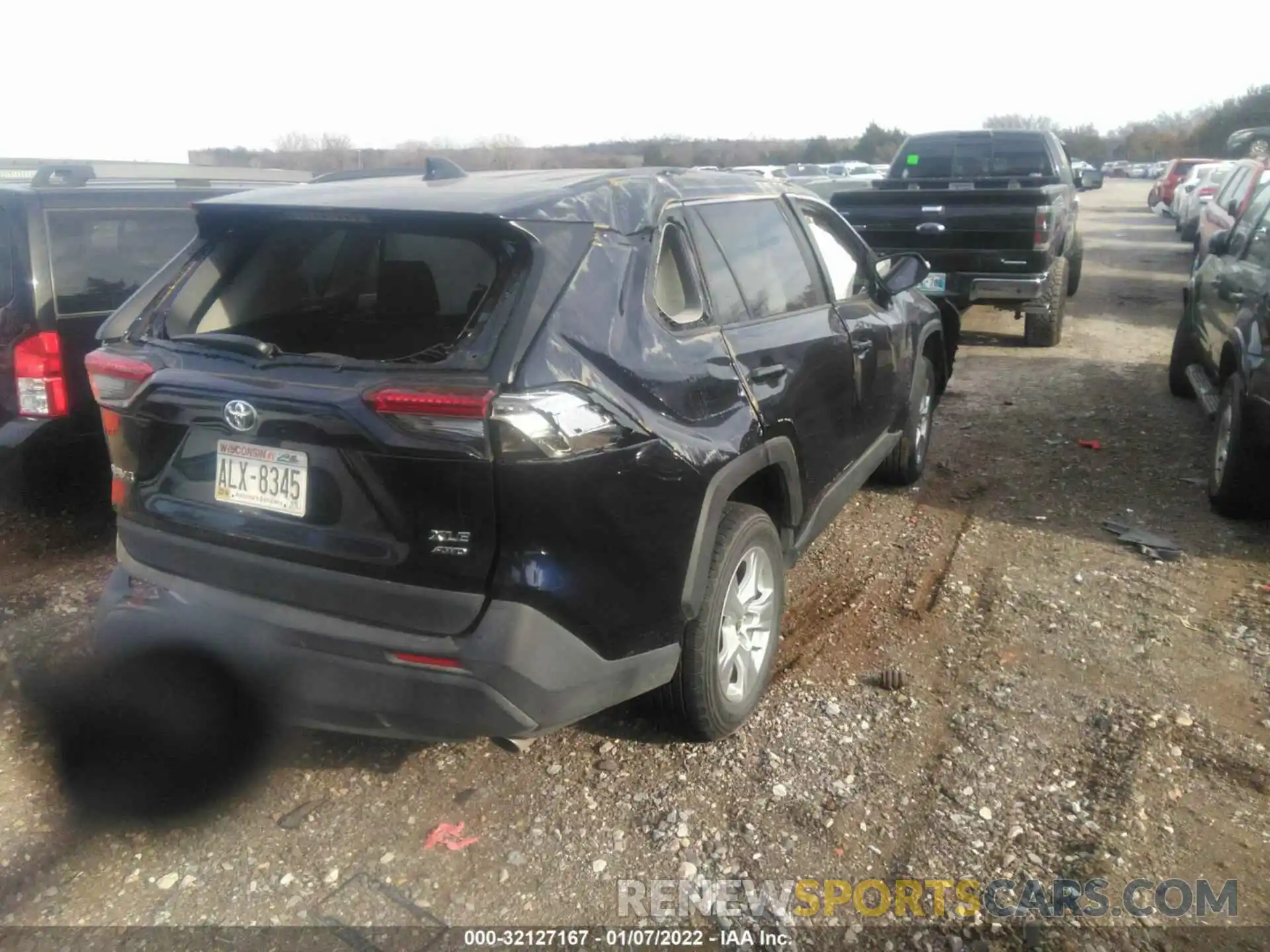 4 Photograph of a damaged car 2T3P1RFV7MW216139 TOYOTA RAV4 2021