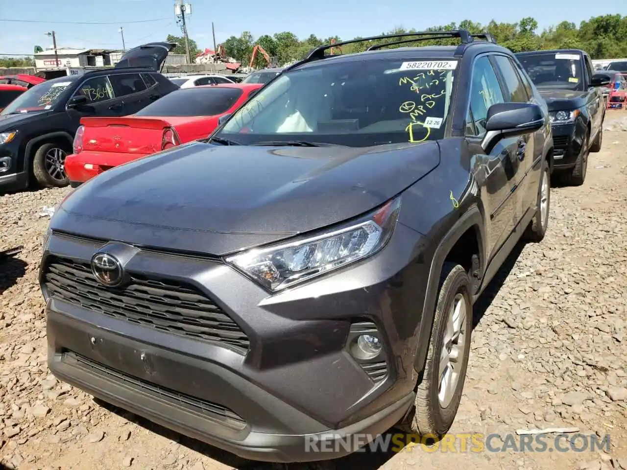 2 Photograph of a damaged car 2T3P1RFV7MW243132 TOYOTA RAV4 2021