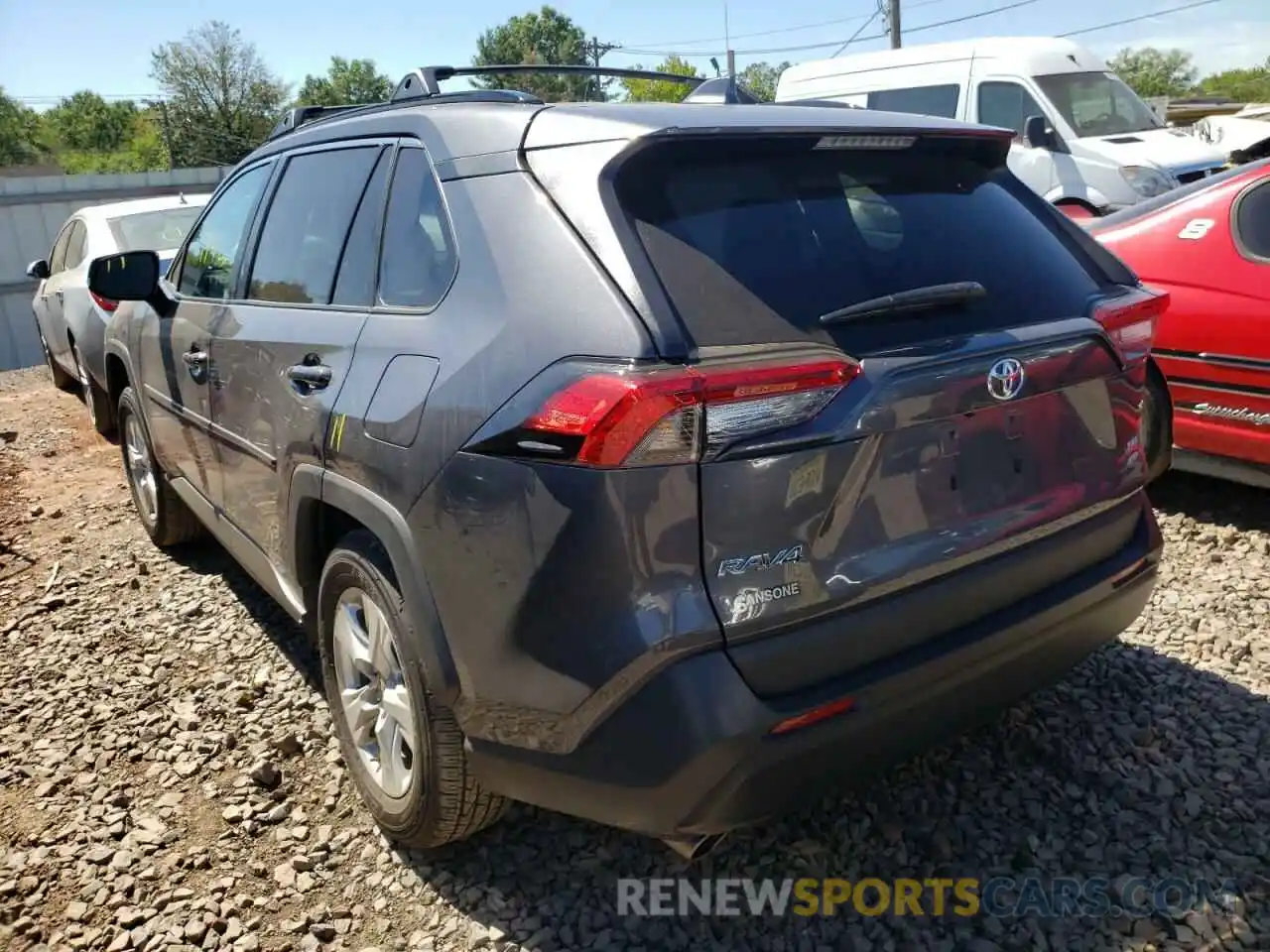 3 Photograph of a damaged car 2T3P1RFV7MW243132 TOYOTA RAV4 2021