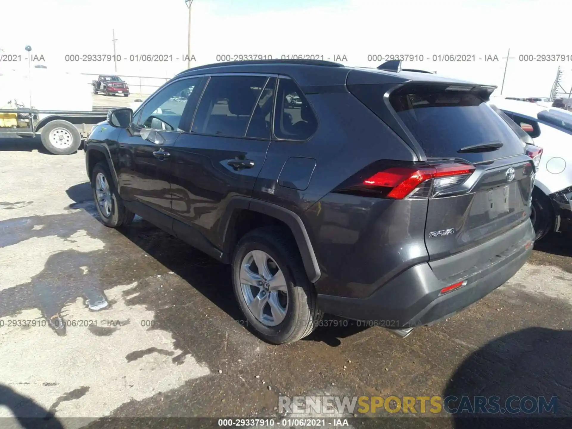 3 Фотография поврежденного автомобиля 2T3P1RFV8MC143722 TOYOTA RAV4 2021