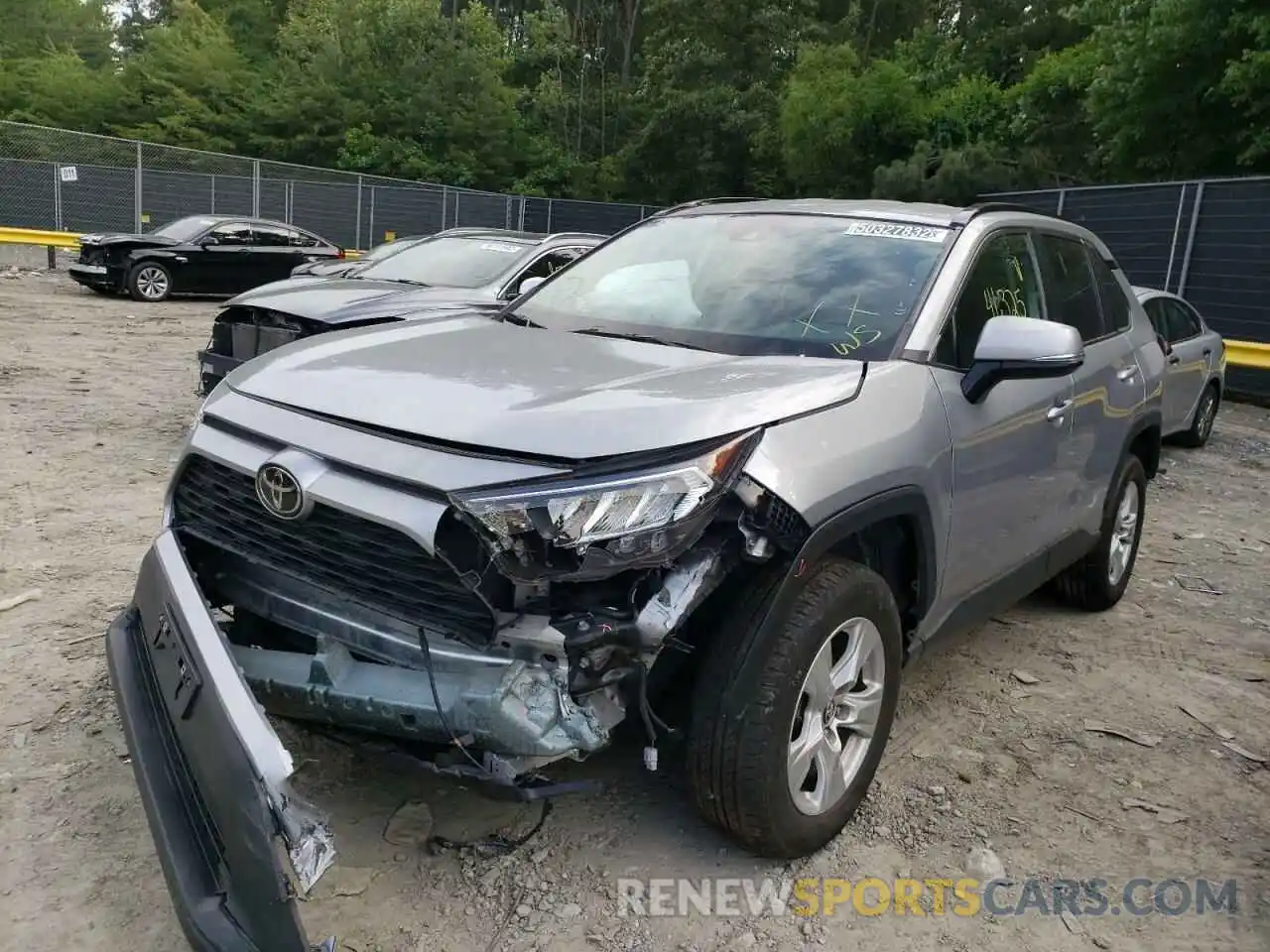 2 Photograph of a damaged car 2T3P1RFV8MC157362 TOYOTA RAV4 2021