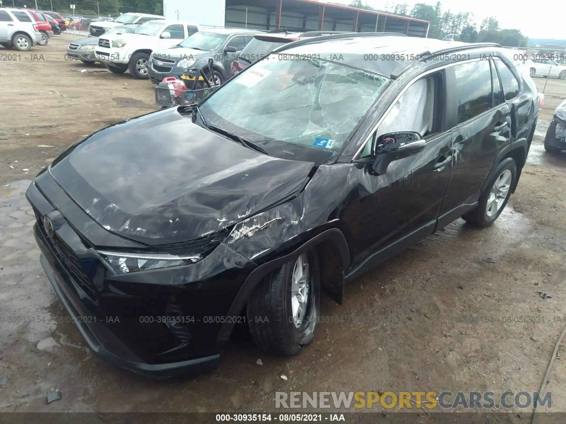 2 Фотография поврежденного автомобиля 2T3P1RFV8MC172704 TOYOTA RAV4 2021