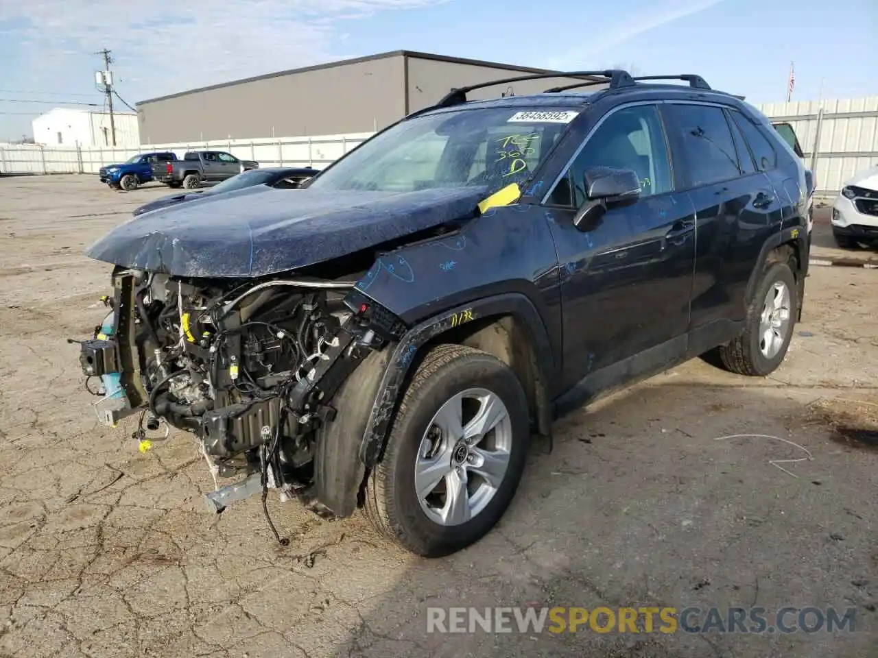 2 Photograph of a damaged car 2T3P1RFV8MC177045 TOYOTA RAV4 2021