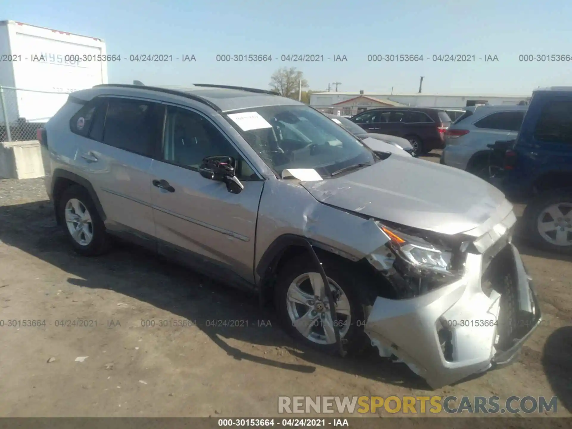 1 Photograph of a damaged car 2T3P1RFV8MC186876 TOYOTA RAV4 2021